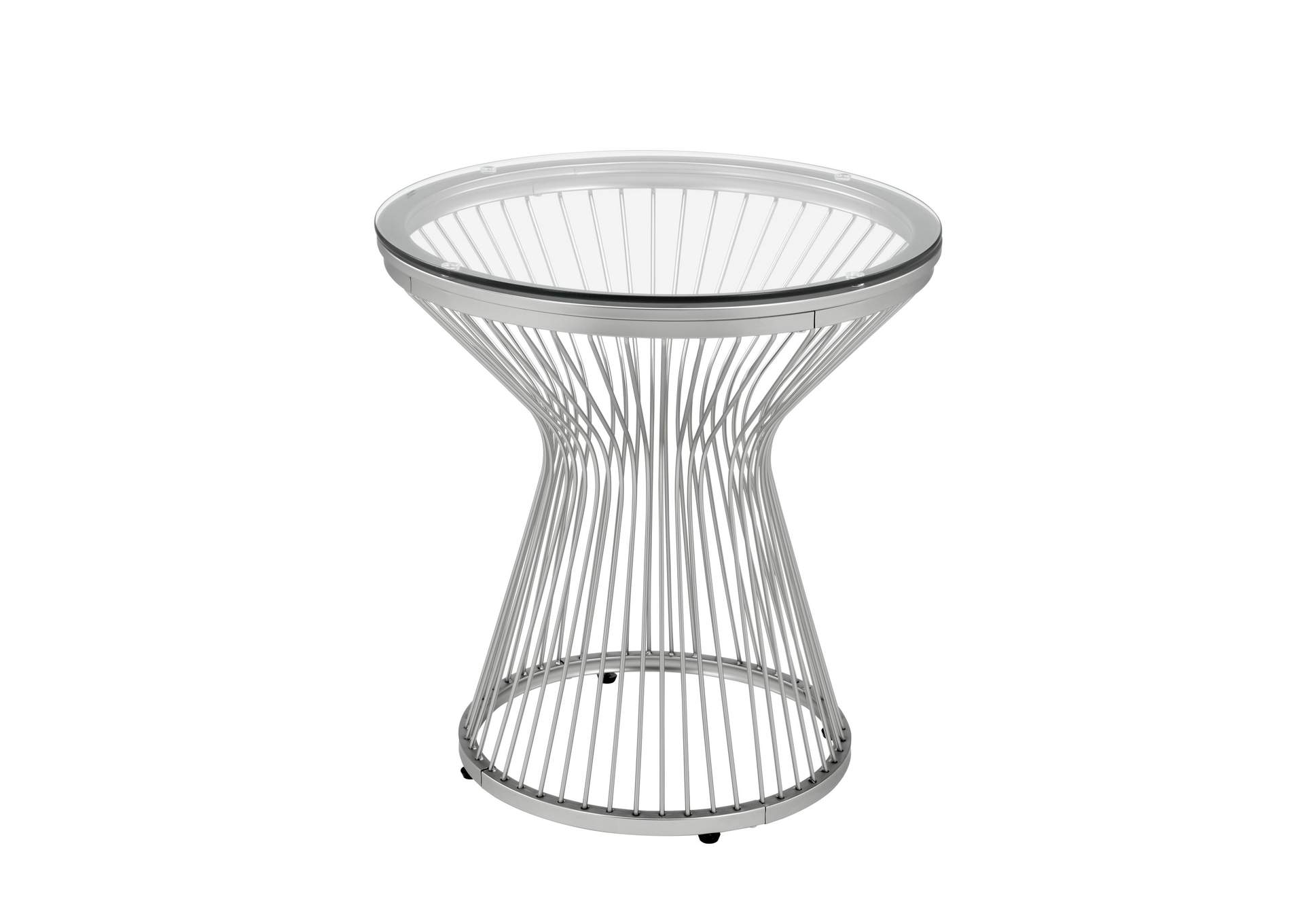 Lavinia Chrome End Table 10Mm,Elements