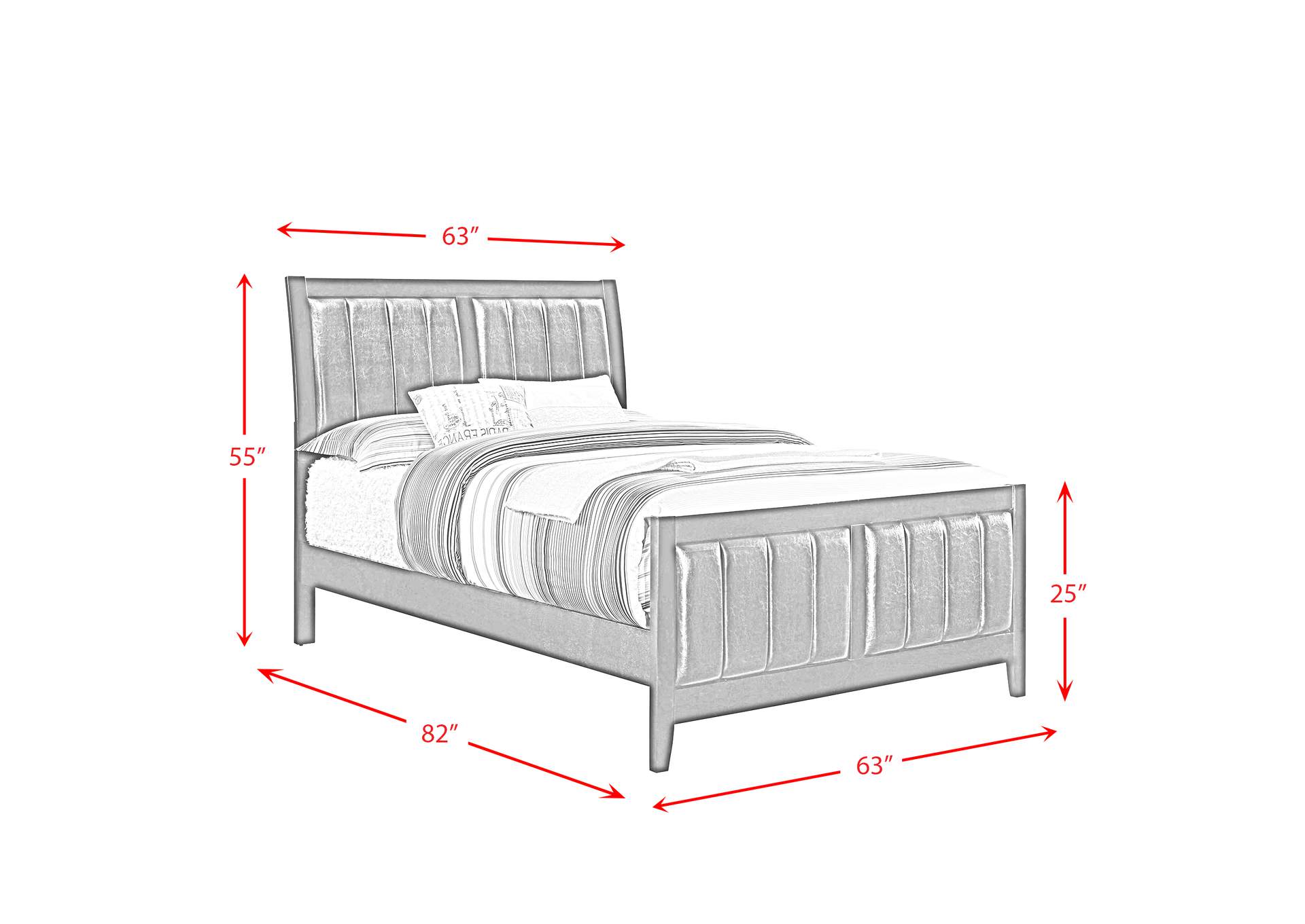 Lawrence Queen Bed,Elements