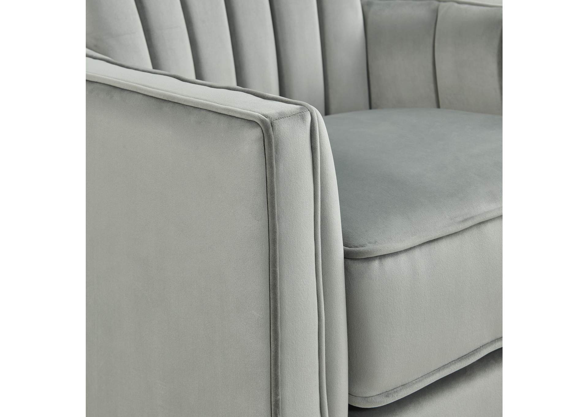 Loden Swivel Chair In Royale Metal,Elements