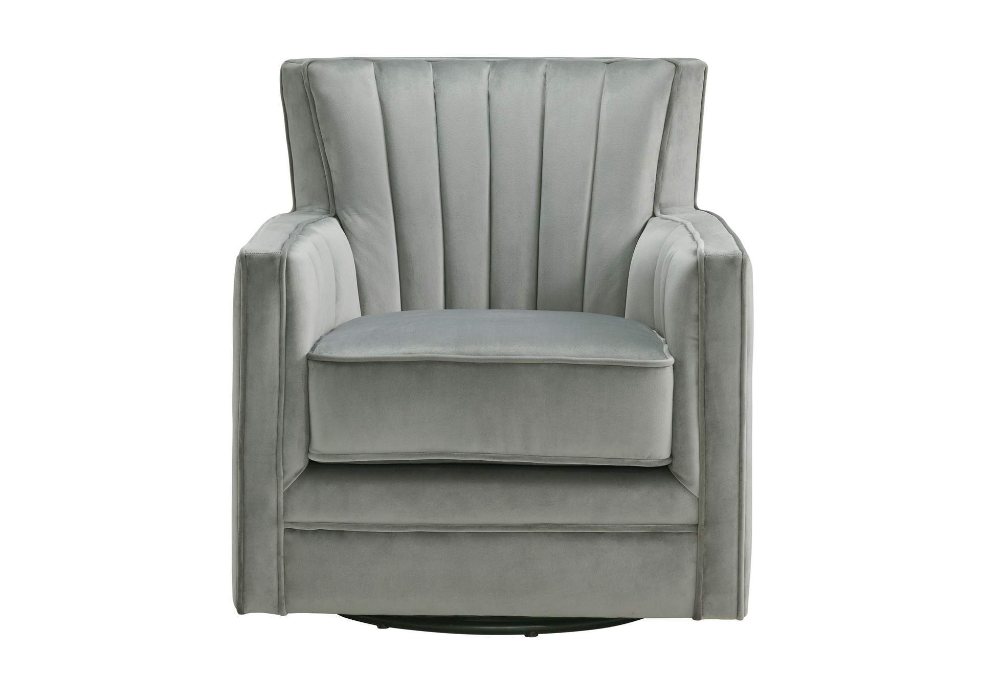 Loden Swivel Chair In Royale Metal,Elements
