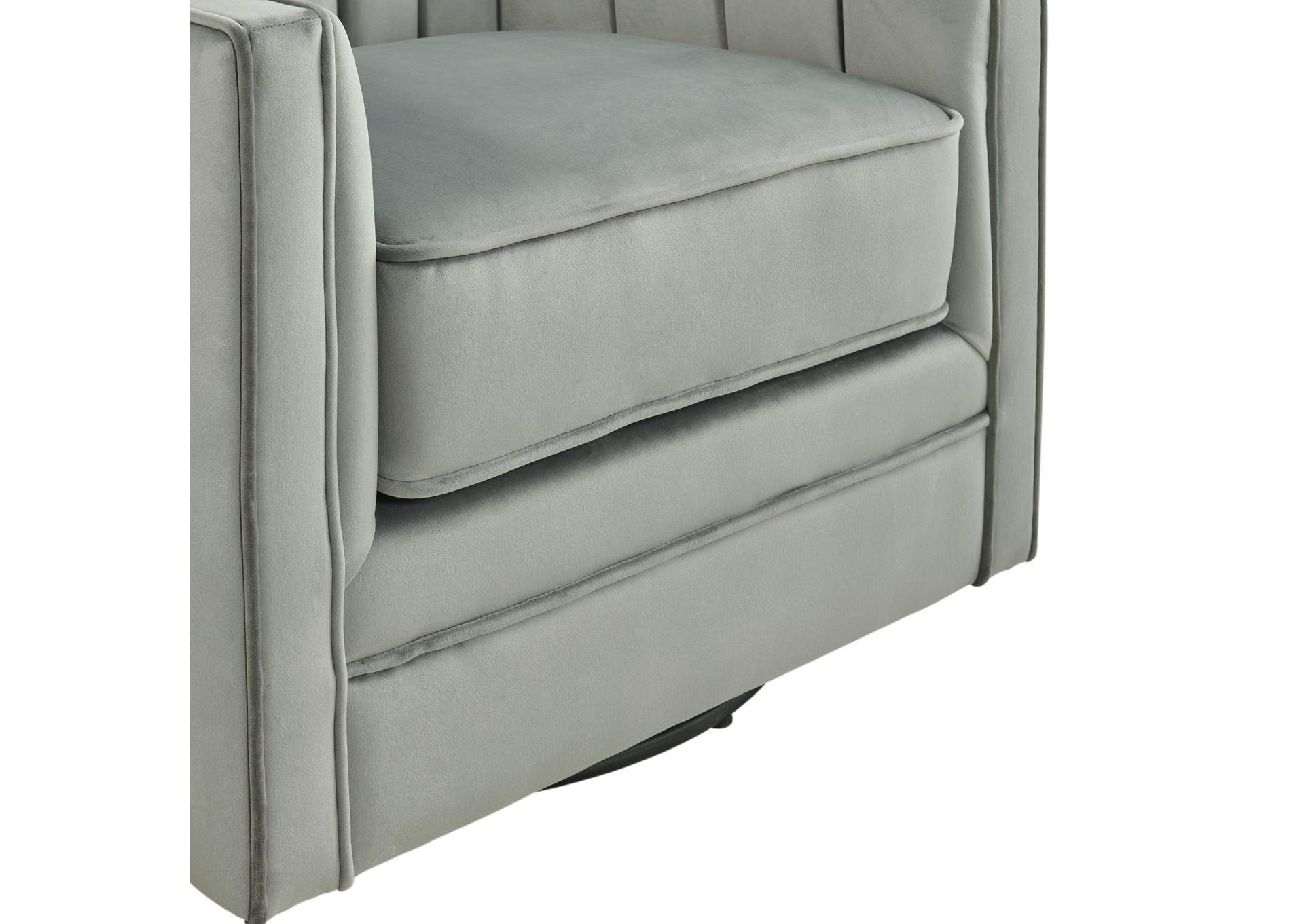 Loden Swivel Chair In Royale Metal,Elements