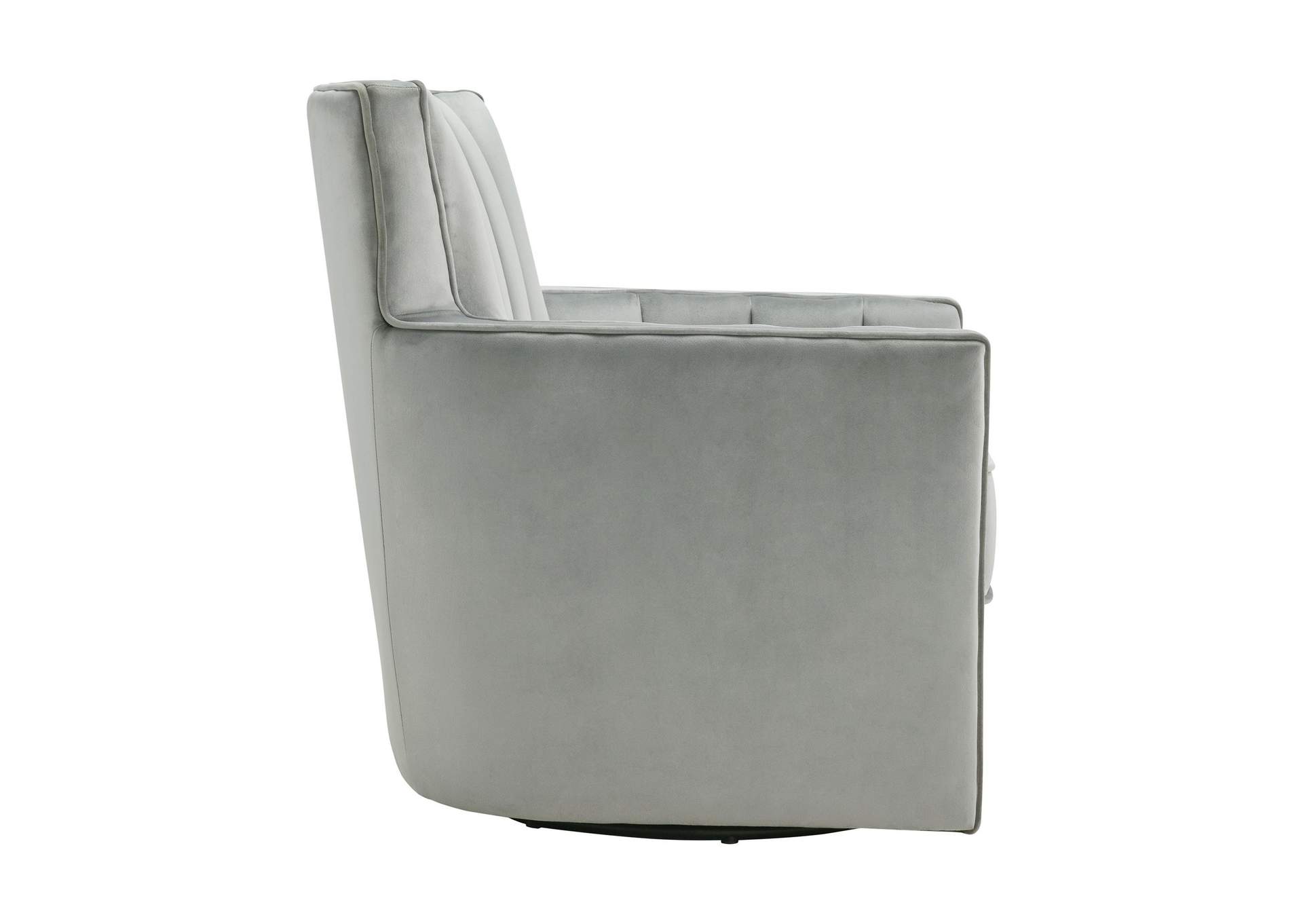Loden Swivel Chair In Royale Metal,Elements