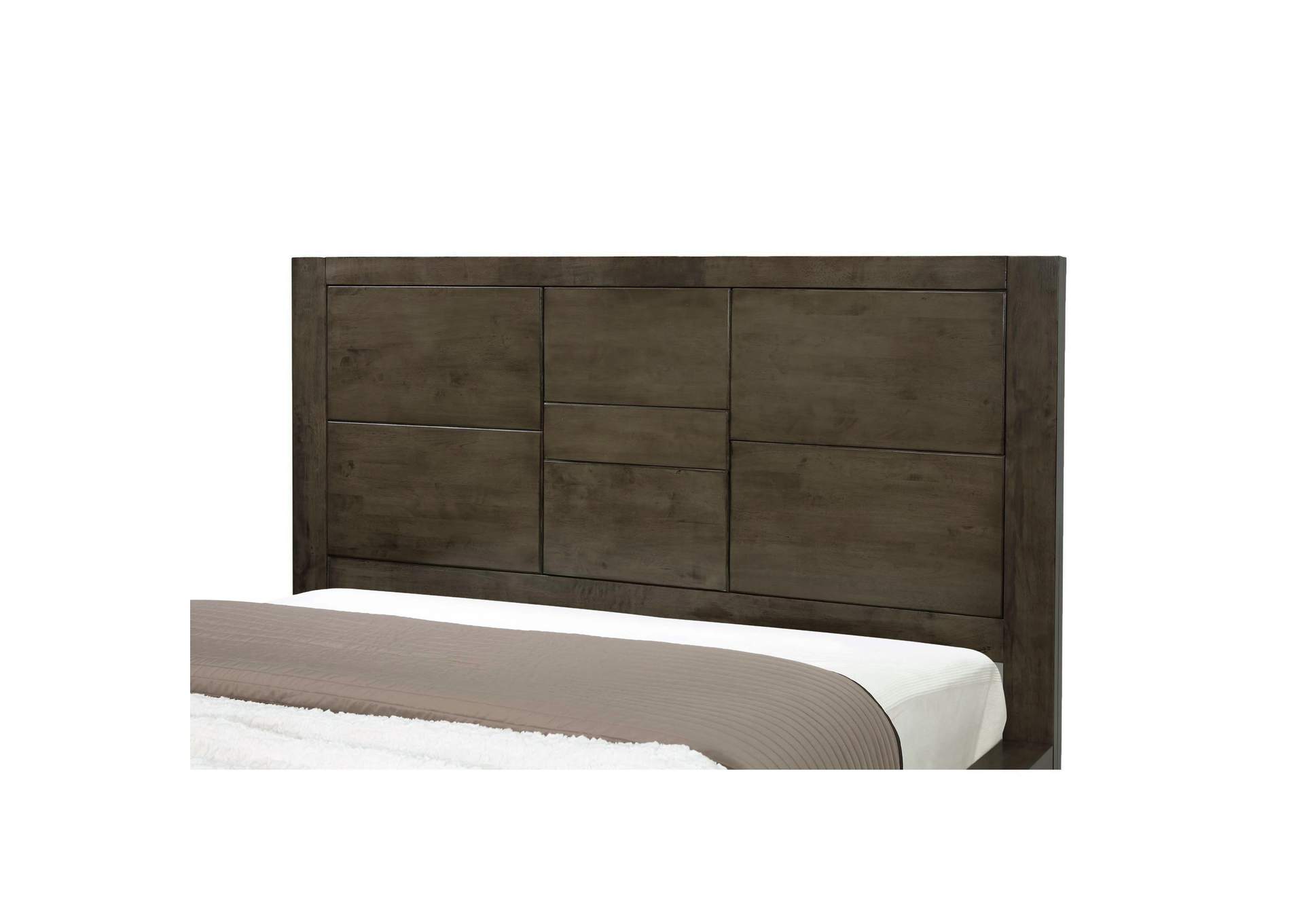 Logic King Bed Grey Color,Elements