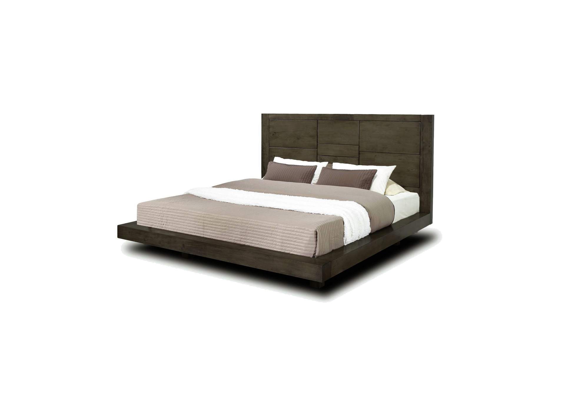 Logic King Bed Grey Color,Elements