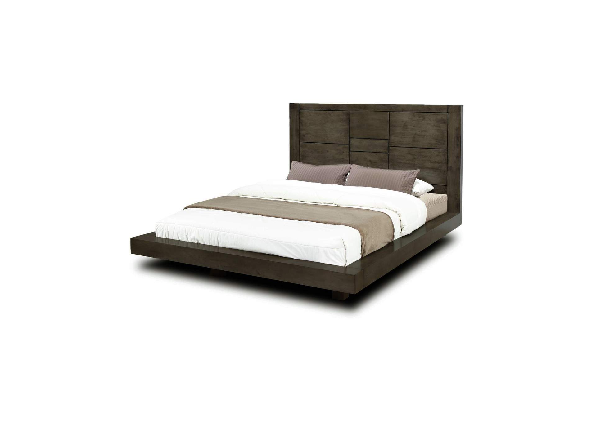 Logic Queen Bed Grey Color,Elements