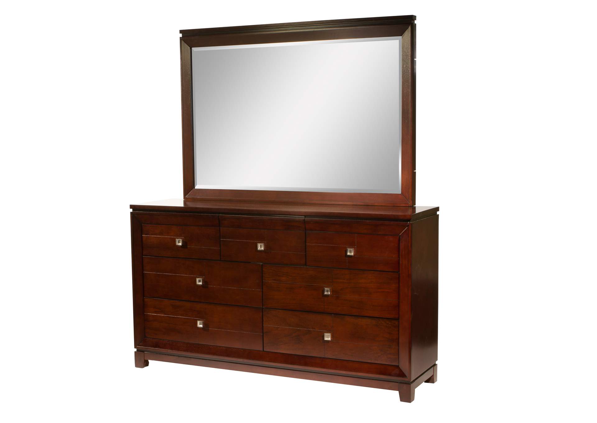 London King Panel 6 Piece Bedroom Set,Elements