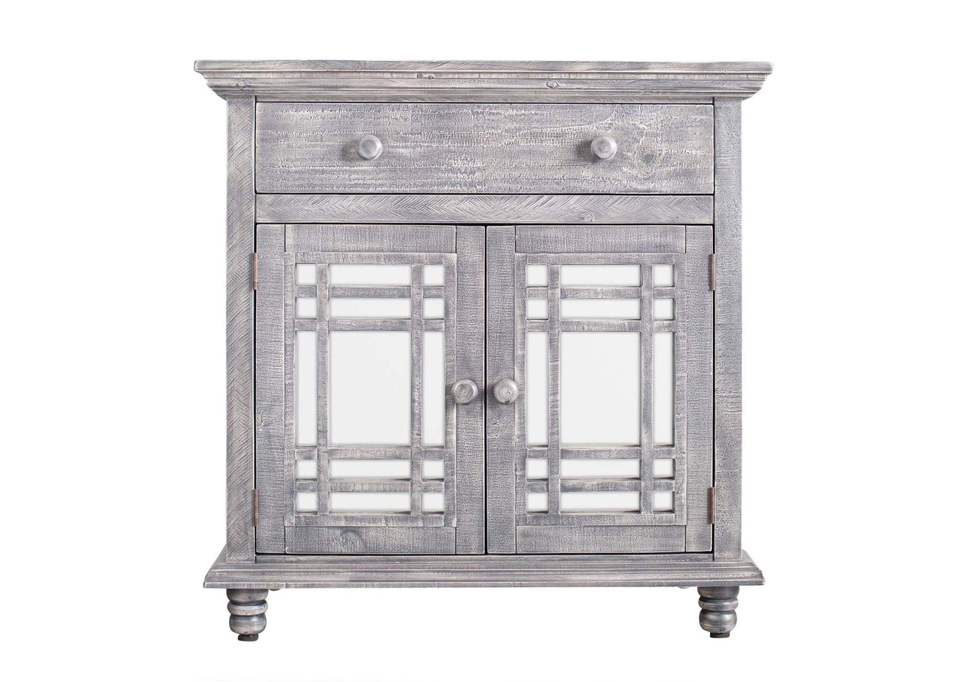 Sergio - Accent Chest Silver,Elements