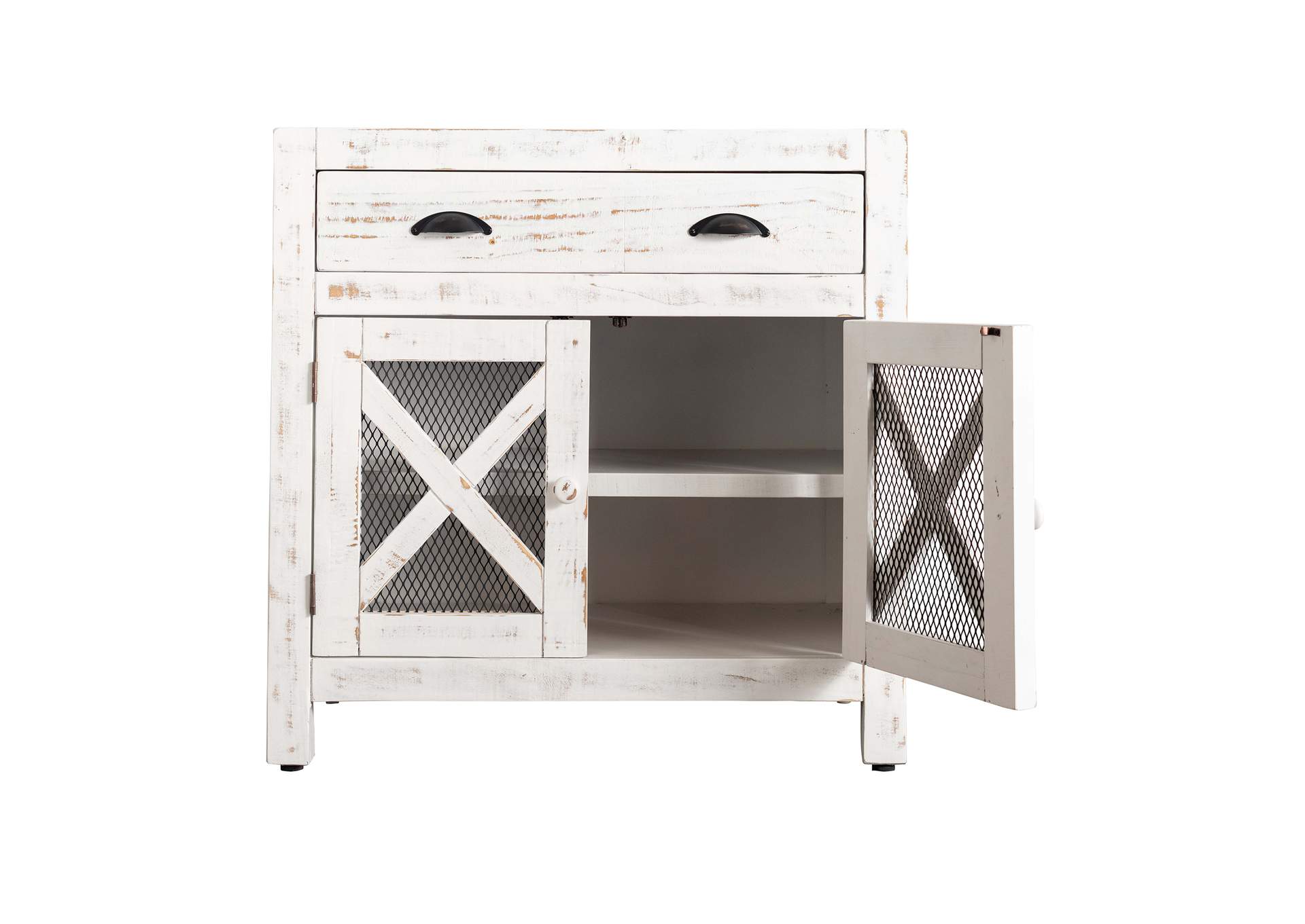 Simon - Accent Chest White,Elements