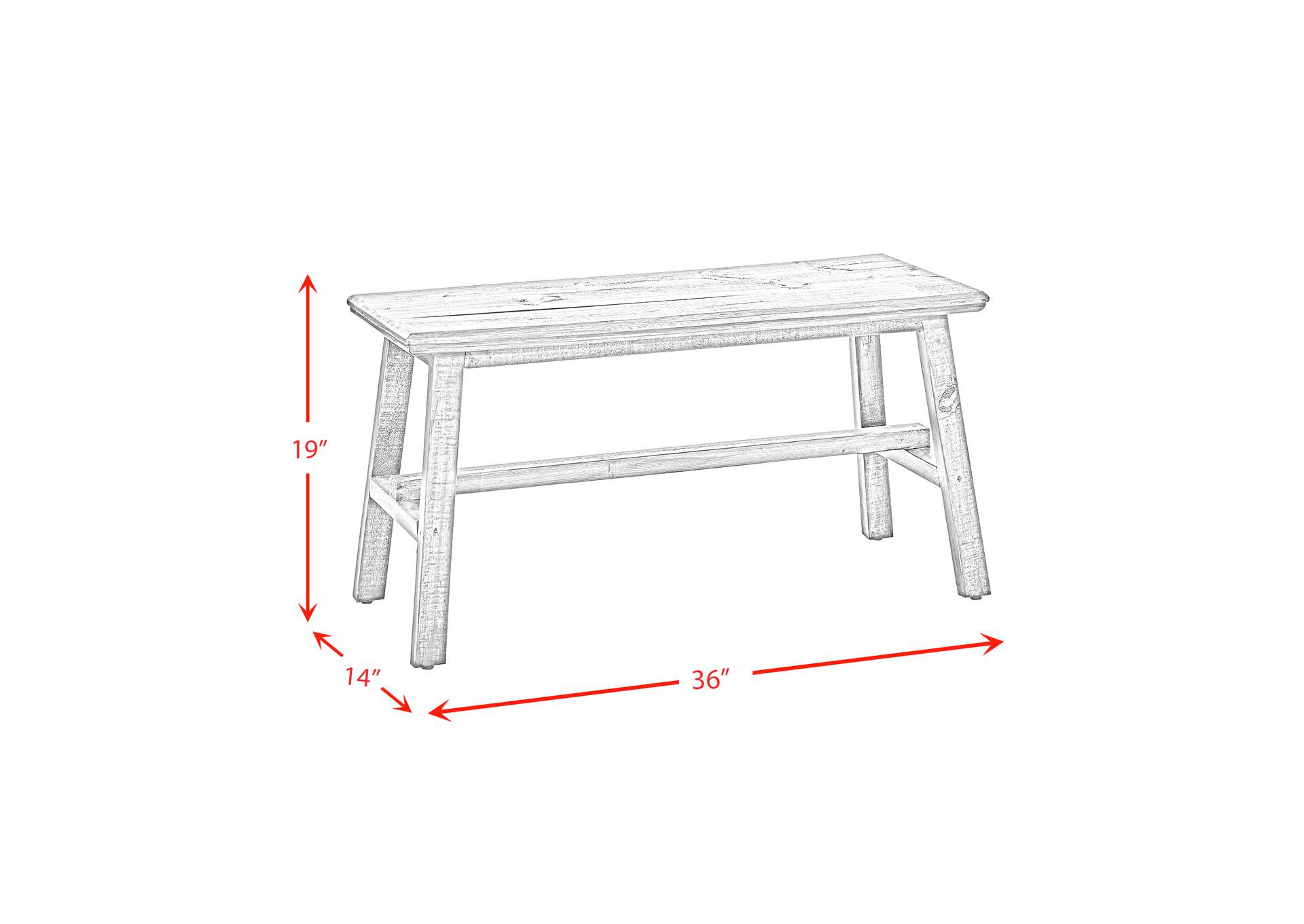 Madison Console Table With Bench Latte Finish,Elements