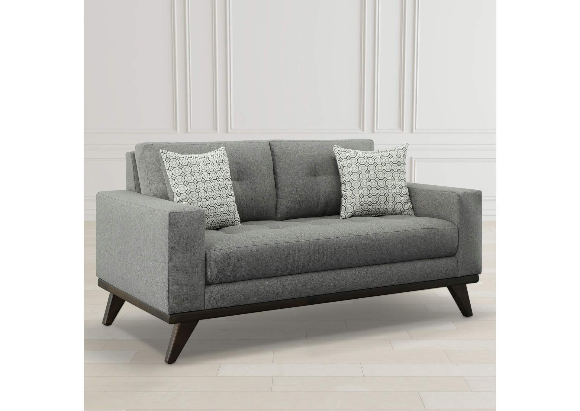 Magnum Loveseat In Ragnar Charcoal,Elements