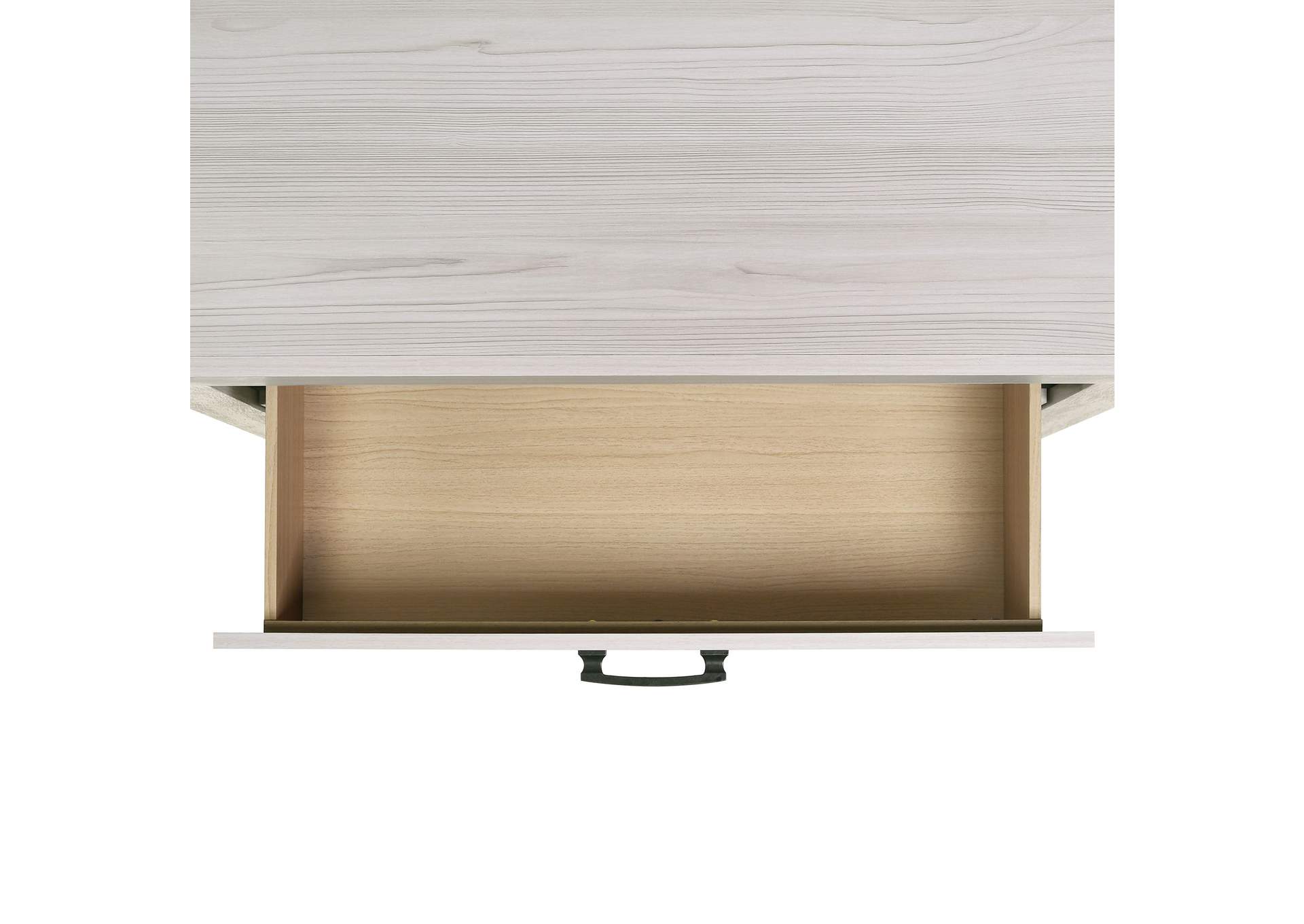 Makayla King Panel 4 Piece Bedroom Set In Natural,Elements
