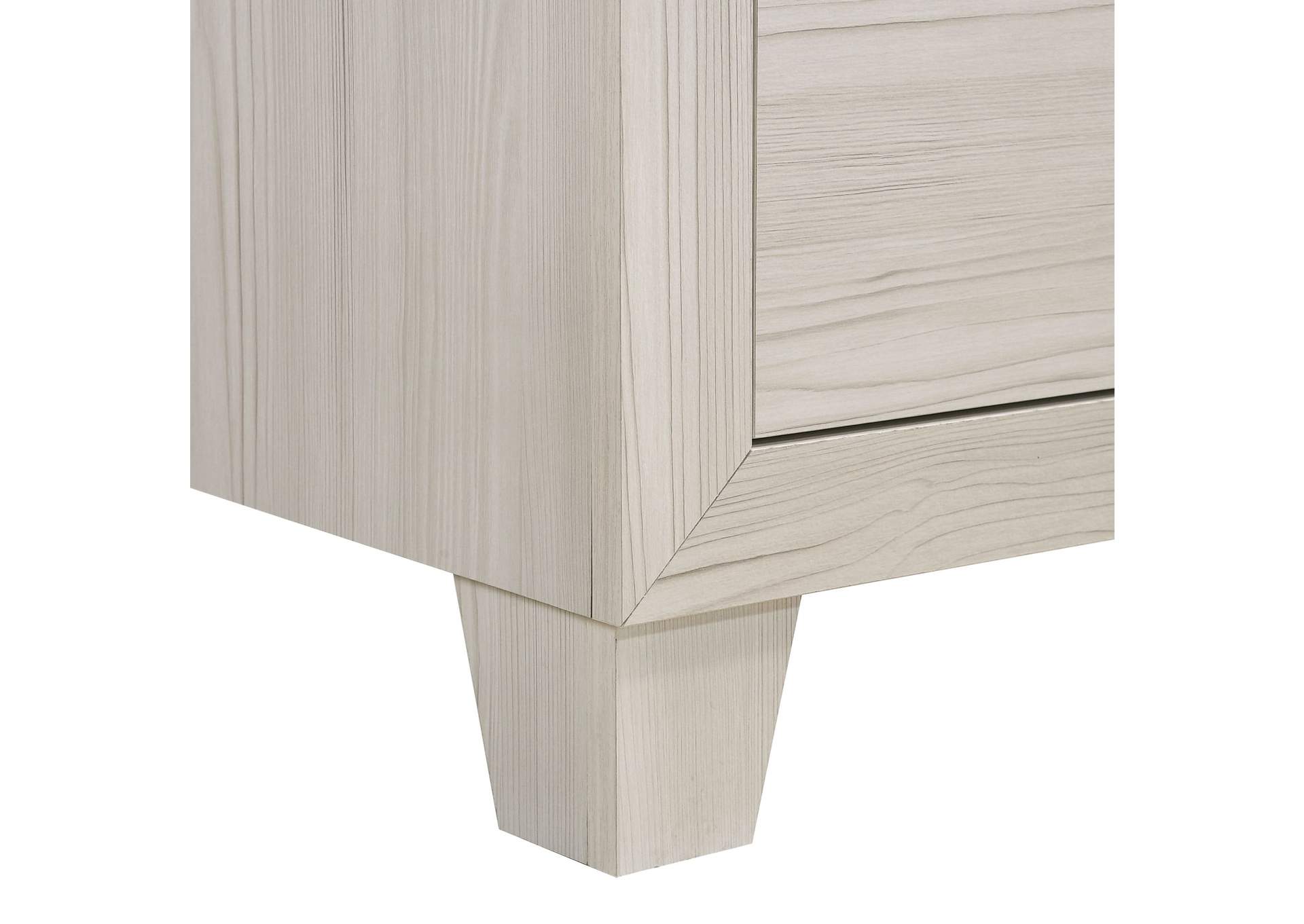 Makayla King Panel 4 Piece Bedroom Set In Natural,Elements