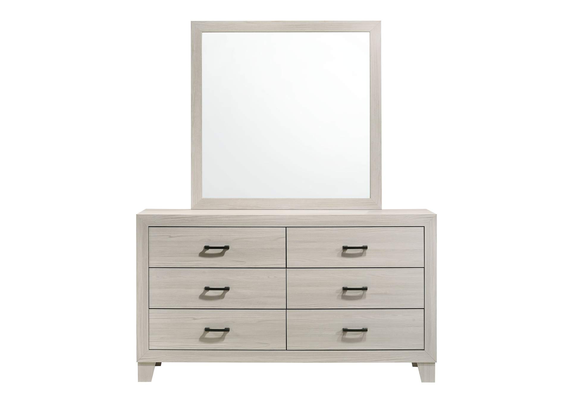 Makayla King Panel 5 Piece Bedroom Set In Natural,Elements