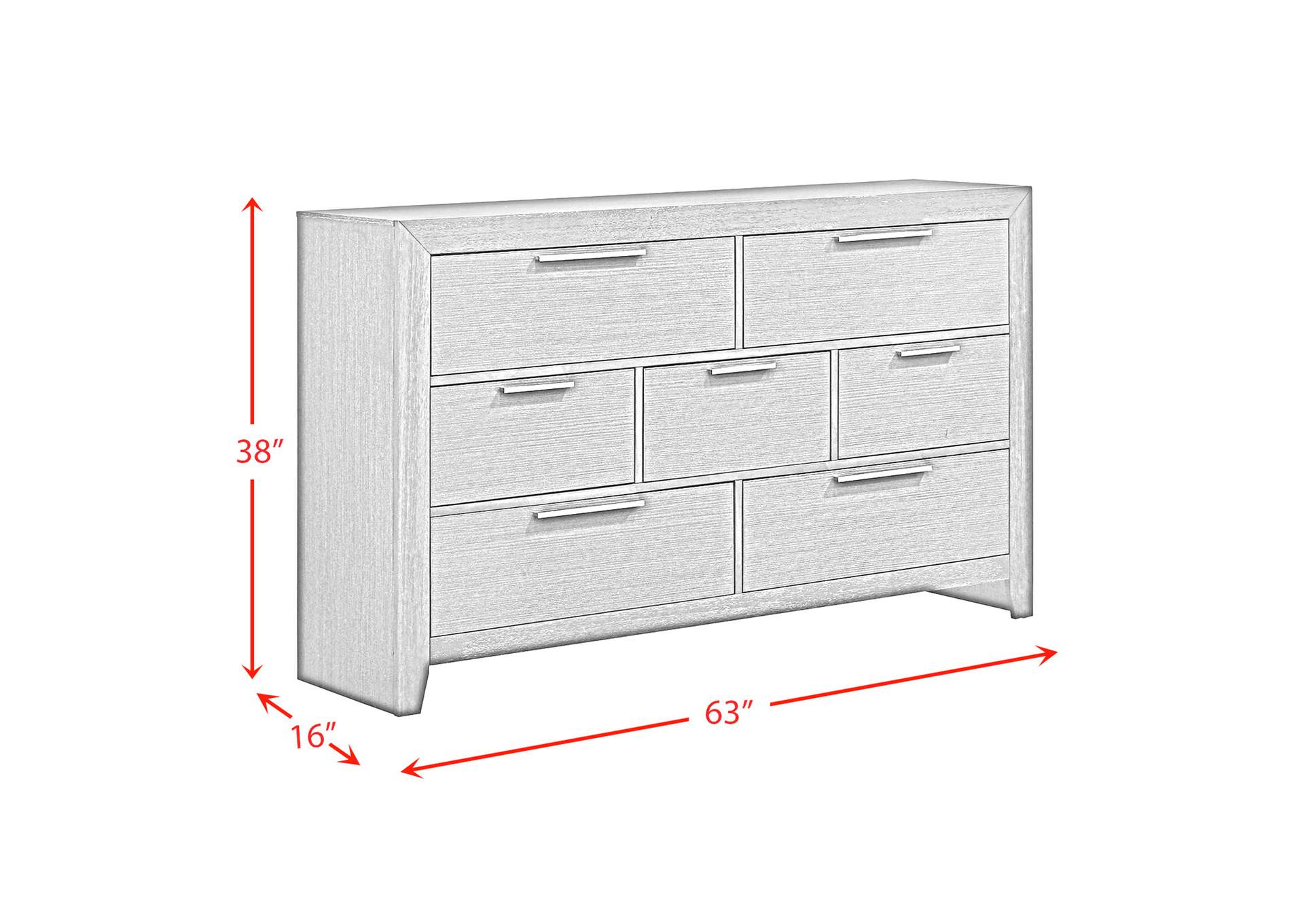 Malika Dresser Grey,Elements