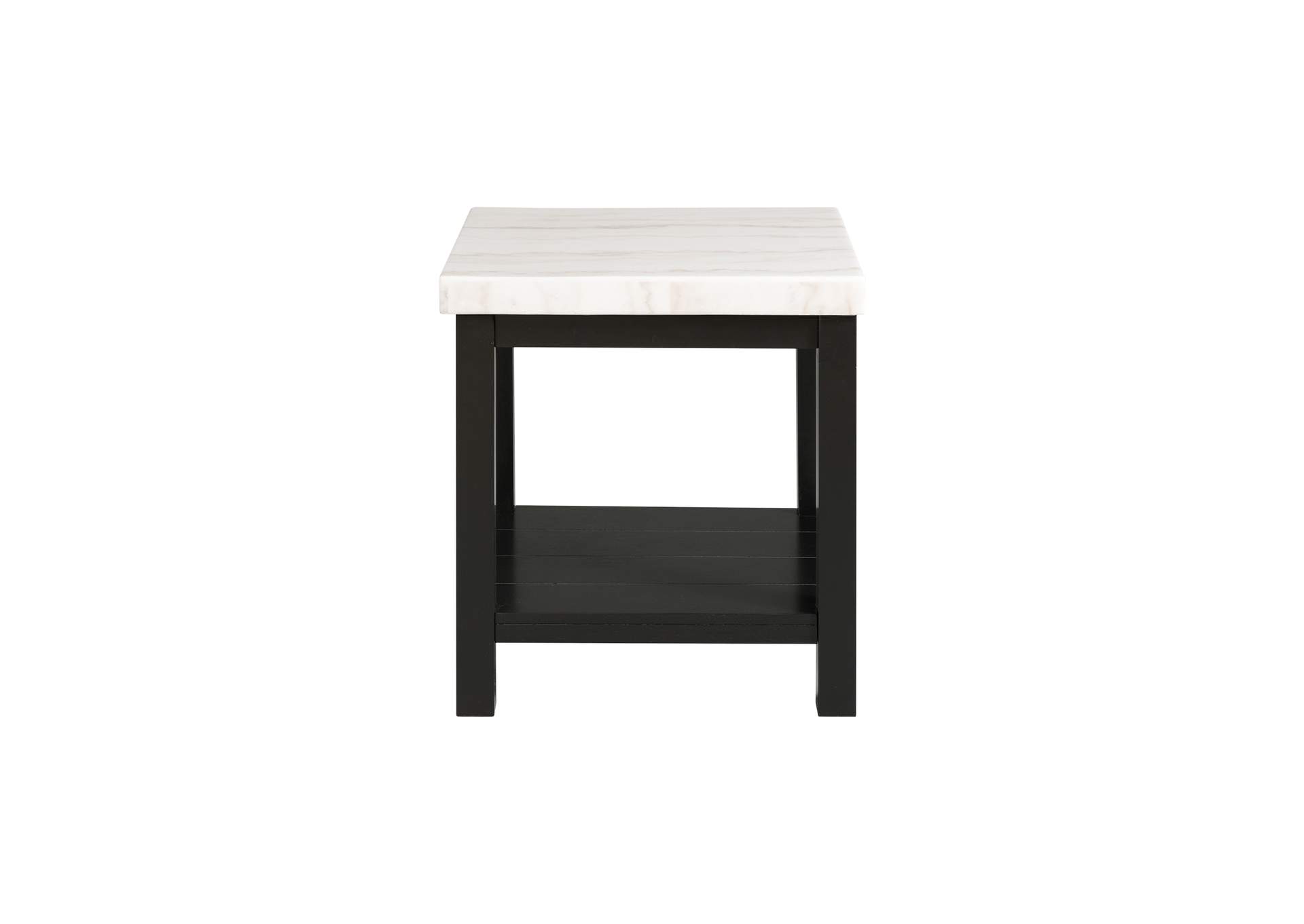 Marcello White End Table,Elements