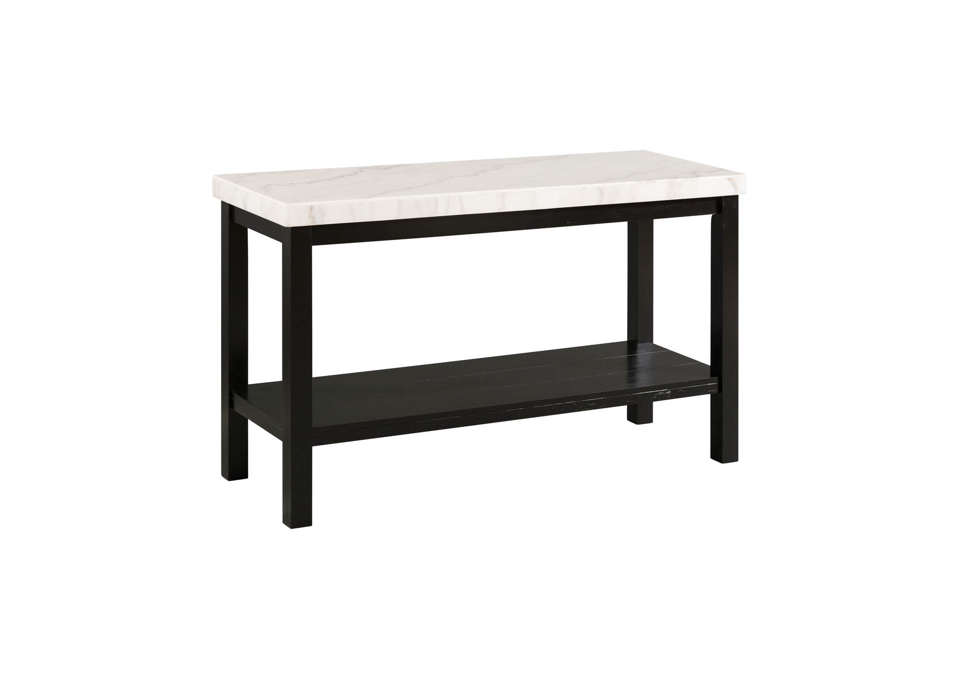 Marcello With White Top - Sofa Table,Elements