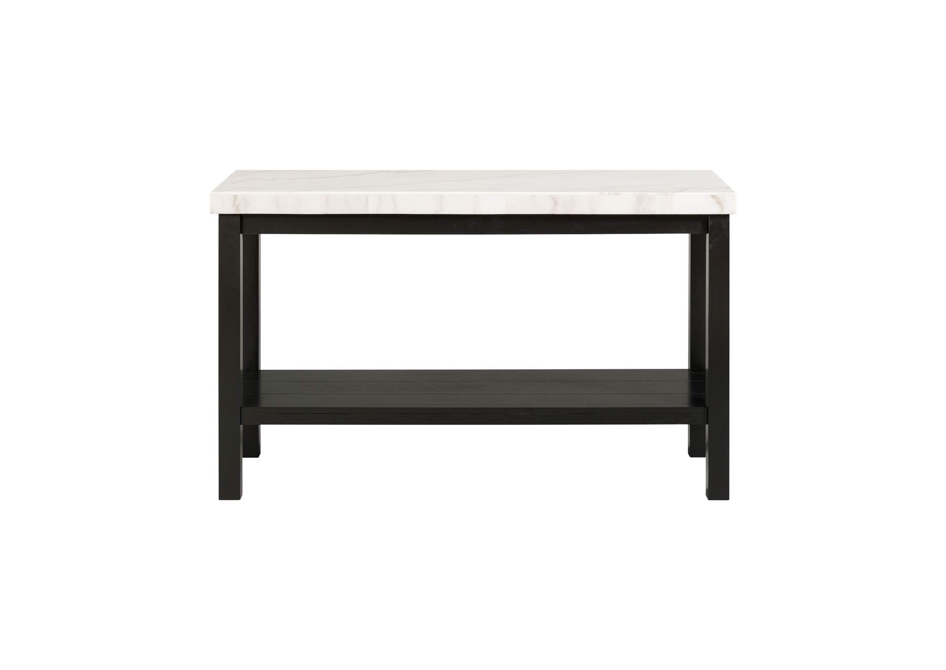 Marcello With White Top - Sofa Table,Elements