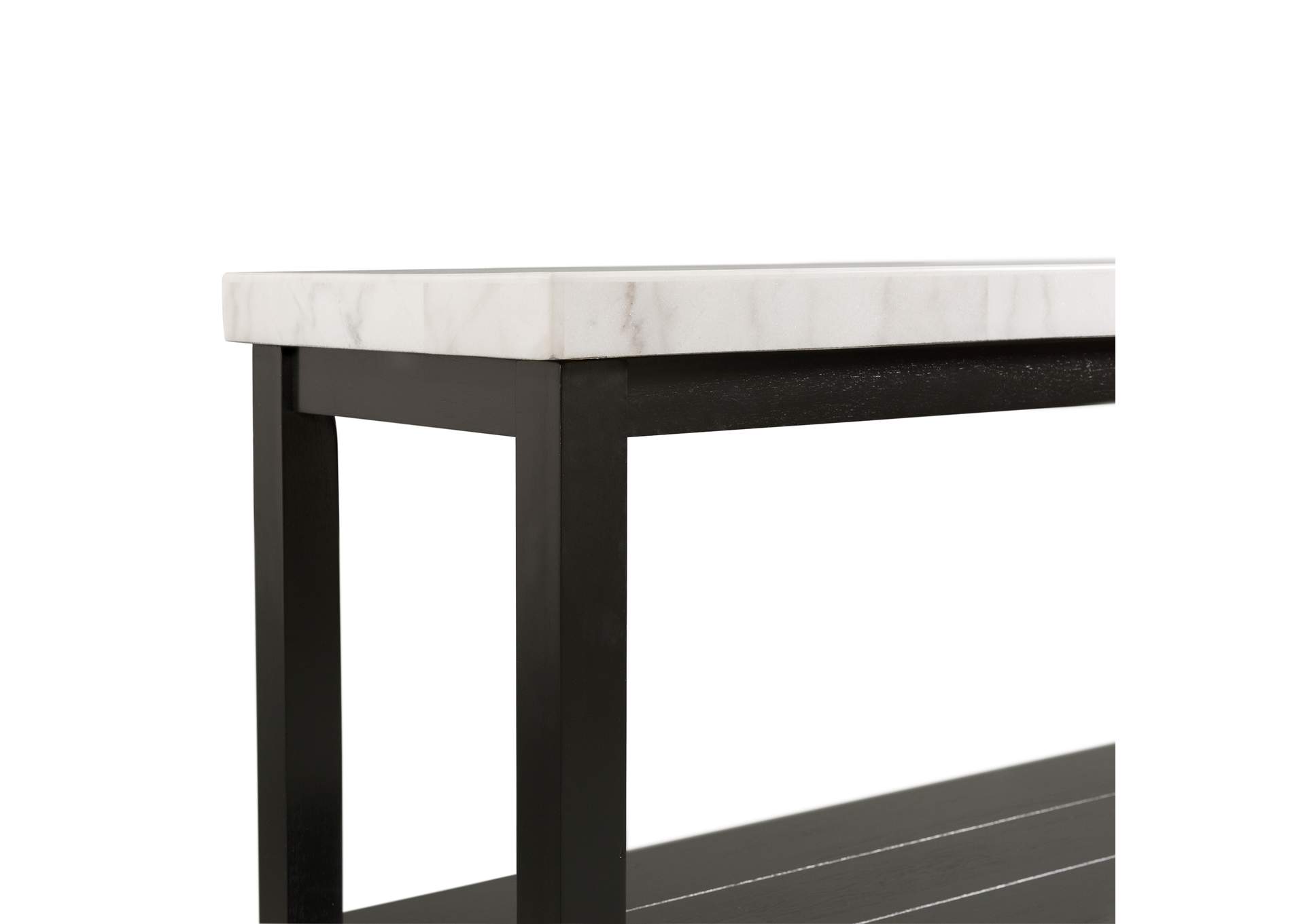 Marcello With White Top - Sofa Table,Elements