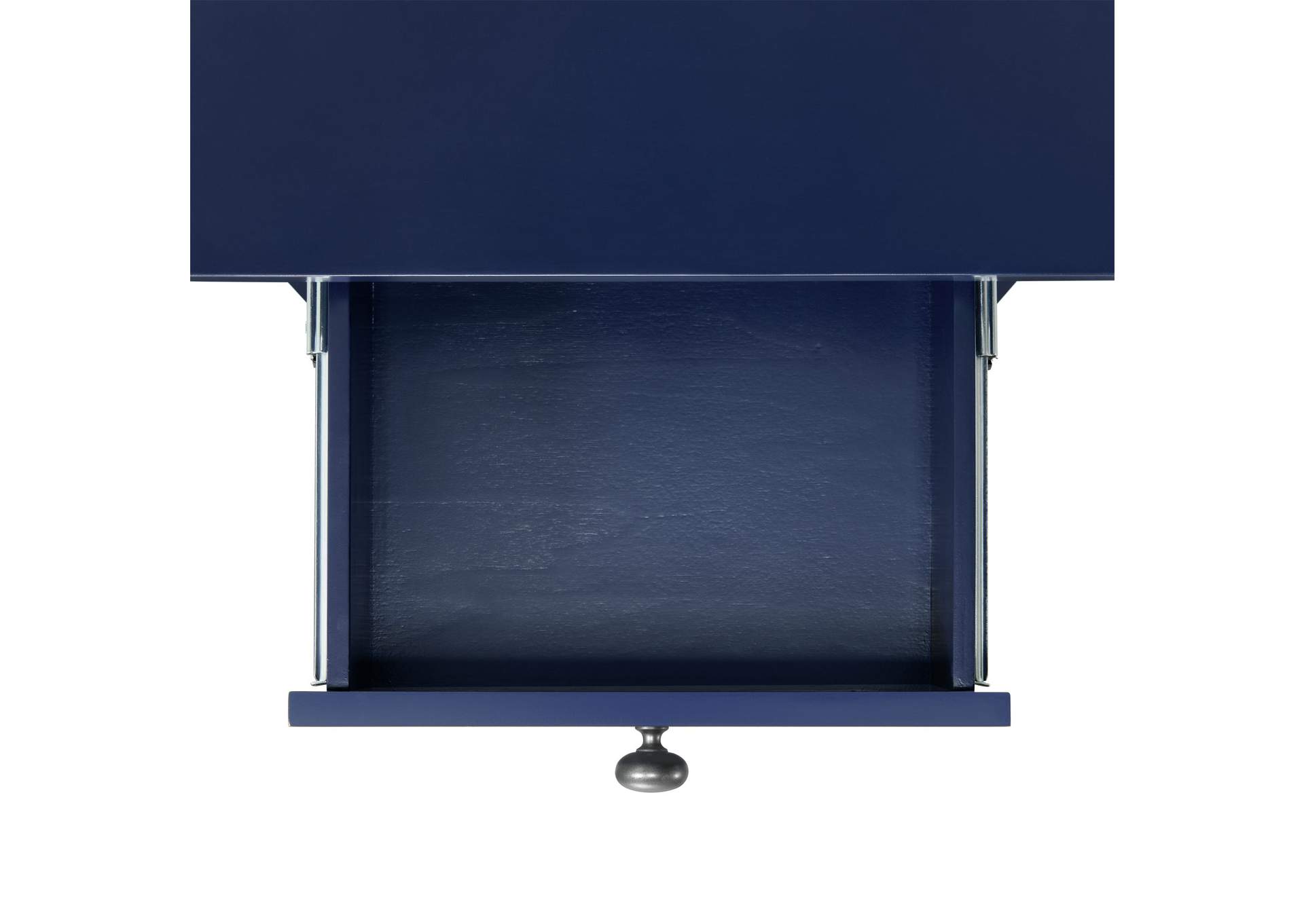 Marty Side Table With Power Port USB In Blue 3A,Elements