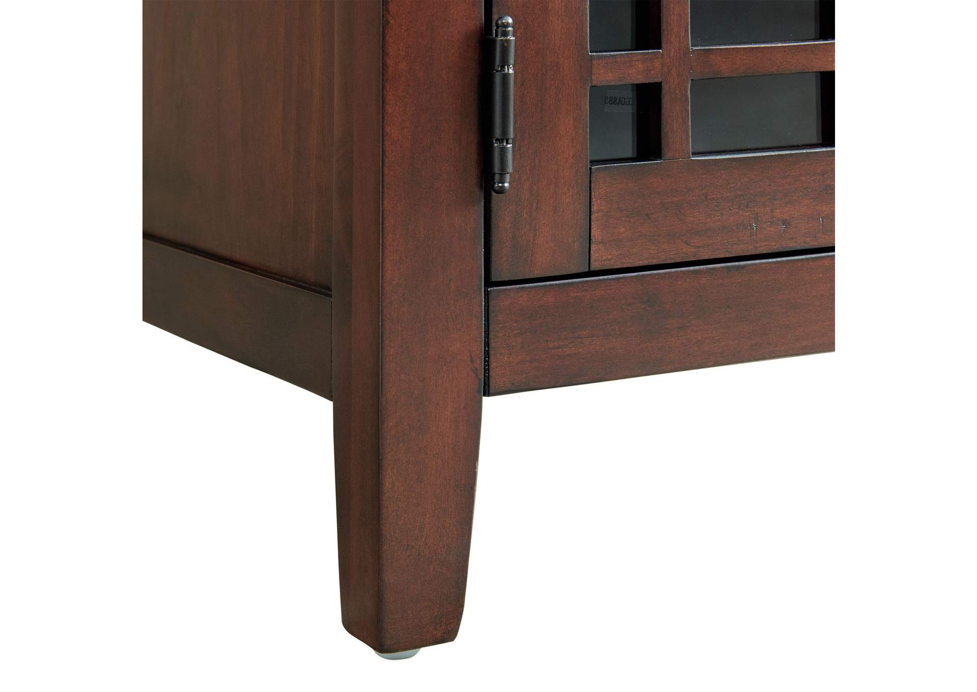 Marty Side Table With Power Port USB In Espresso 3A,Elements