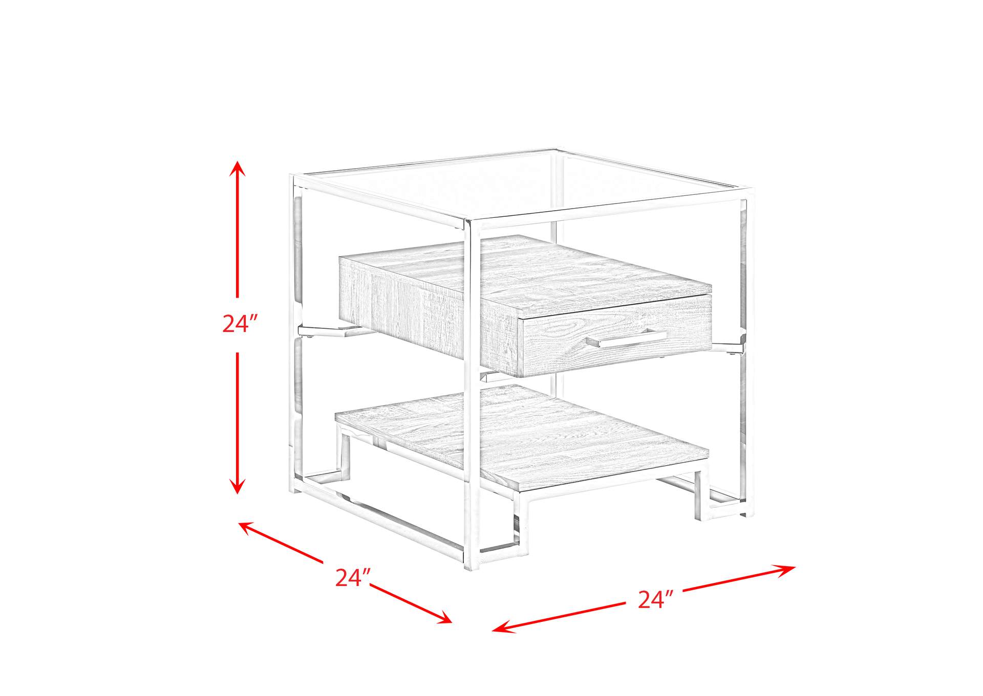 Matrix 2 Piece Occasional Table Set,Elements