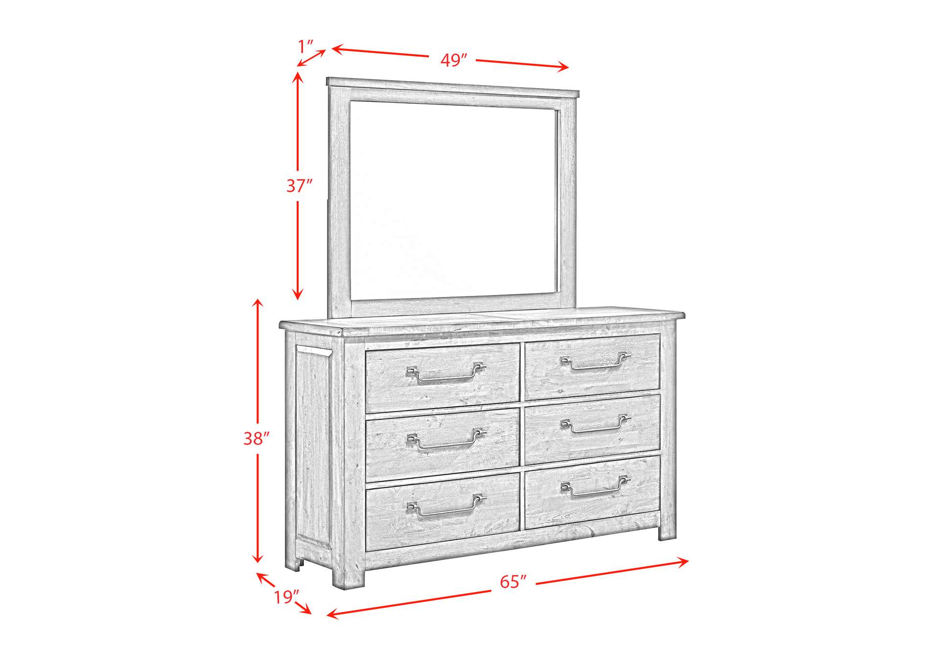 Maverick Queen Panel 5 Piece Bedroom Set,Elements