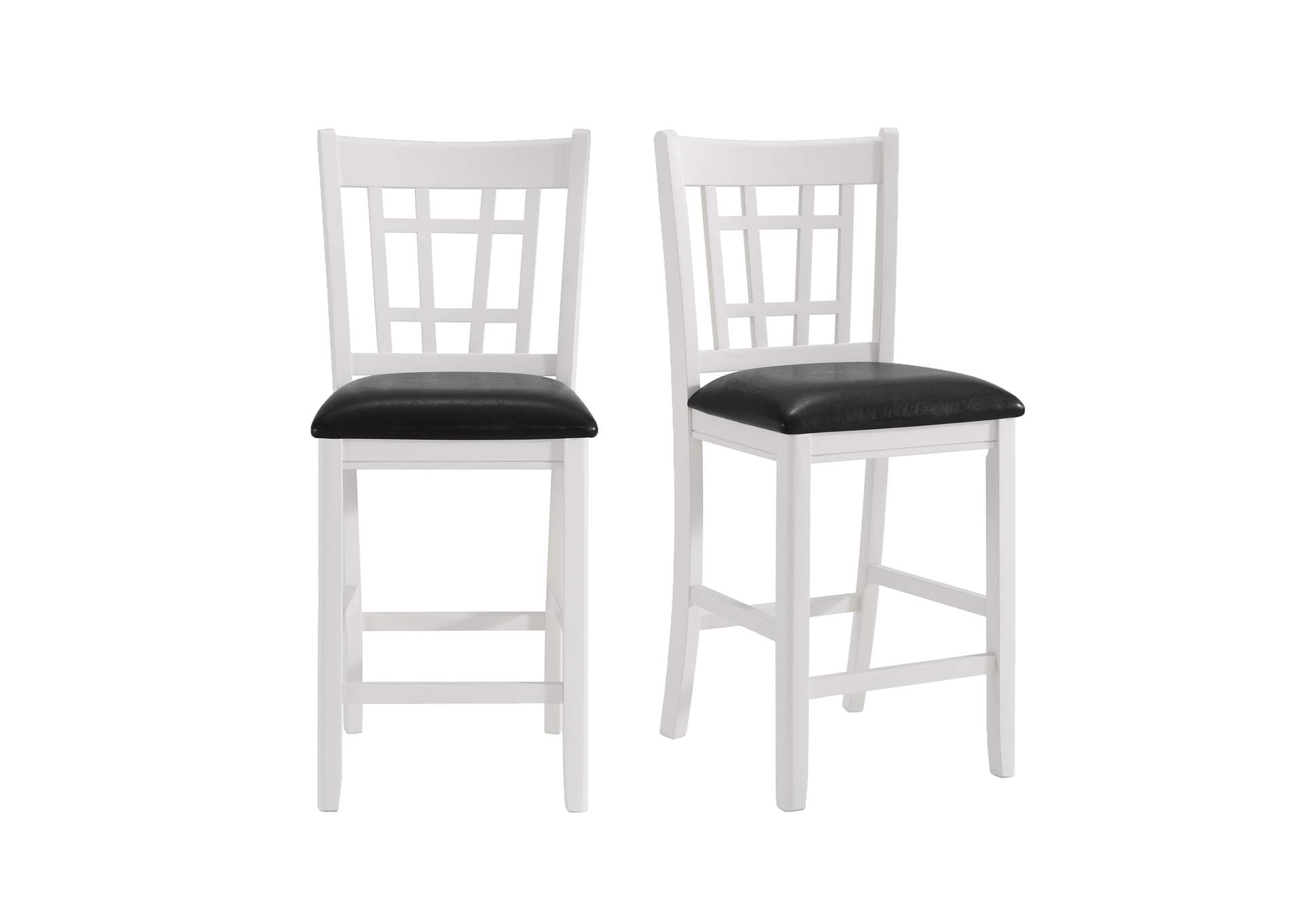 Max Pub Chair With Black Pu In White 2 Per Carton,Elements