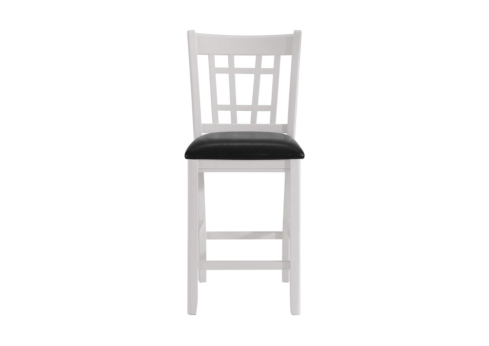 Max Pub Chair With Black Pu In White 2 Per Carton,Elements