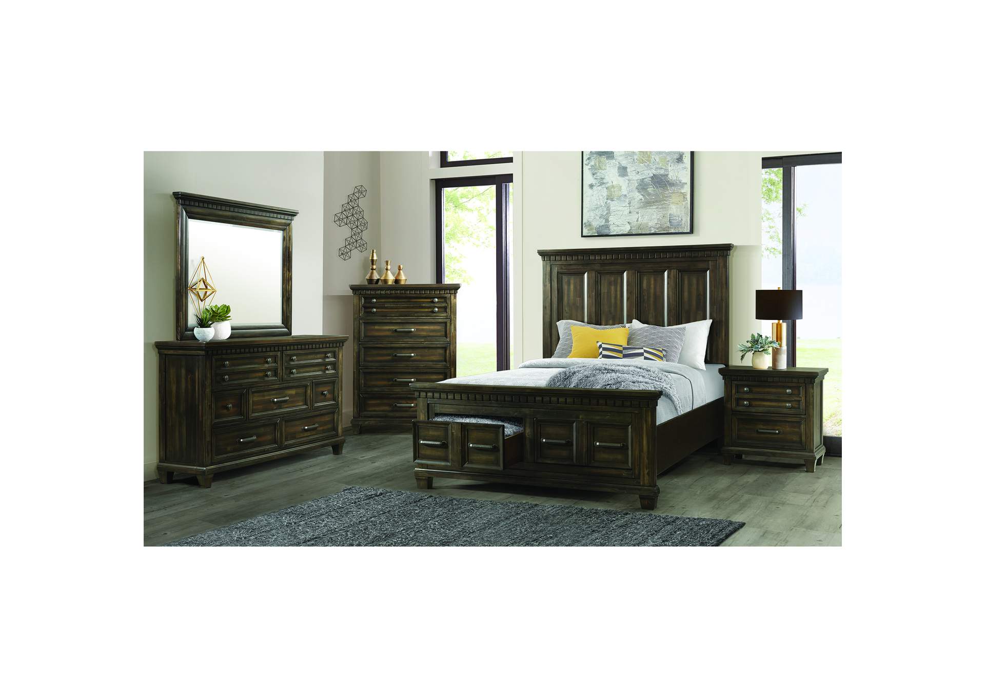 Mccabe 2 - Drawer Queen Storage Bed,Elements