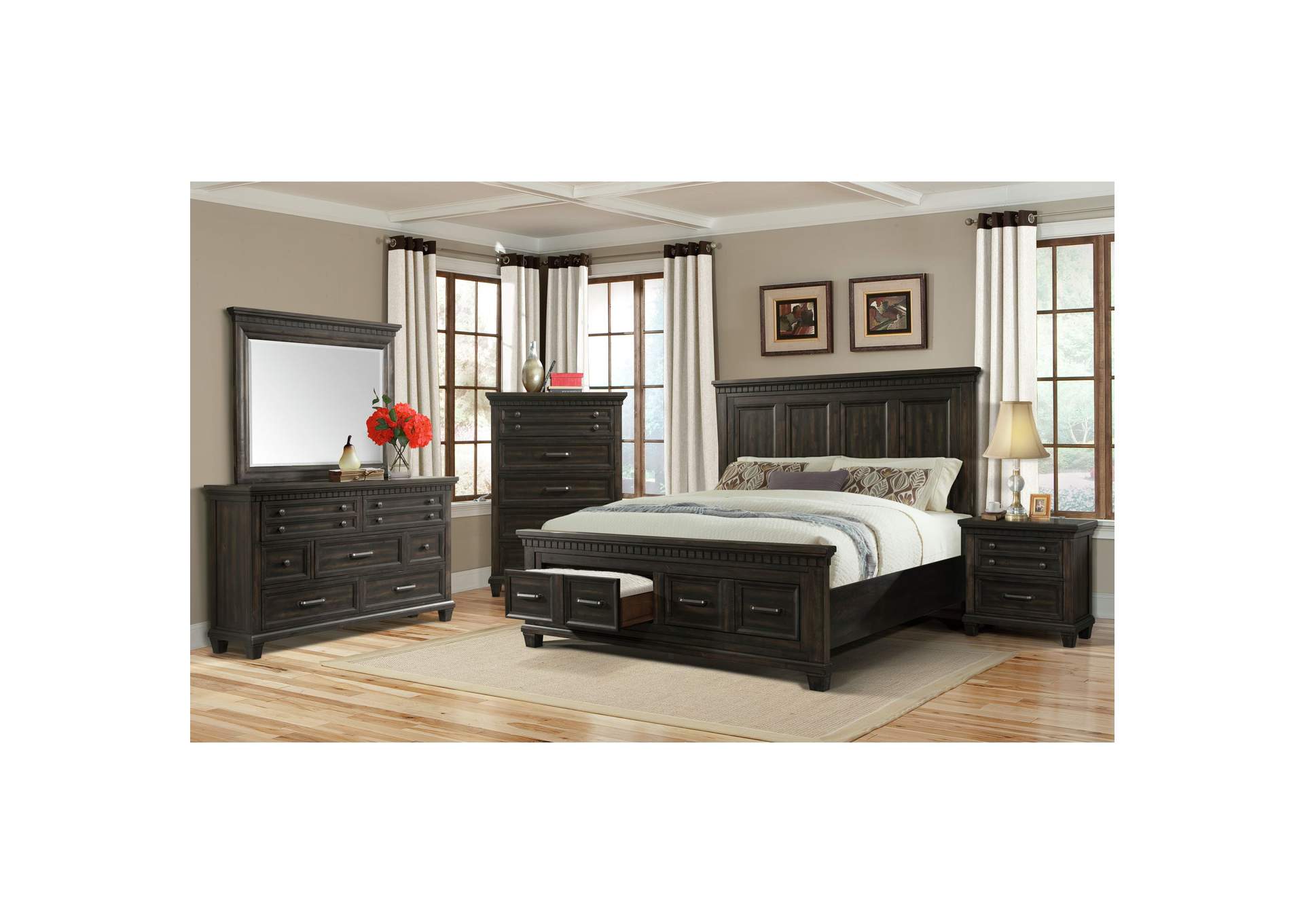 Mccabe 2 - Drawer King Storage Bed,Elements