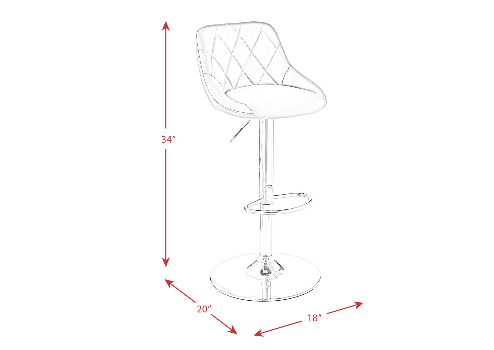Melissa Bar Stool Set Sit & Sleep Walker's Furniture