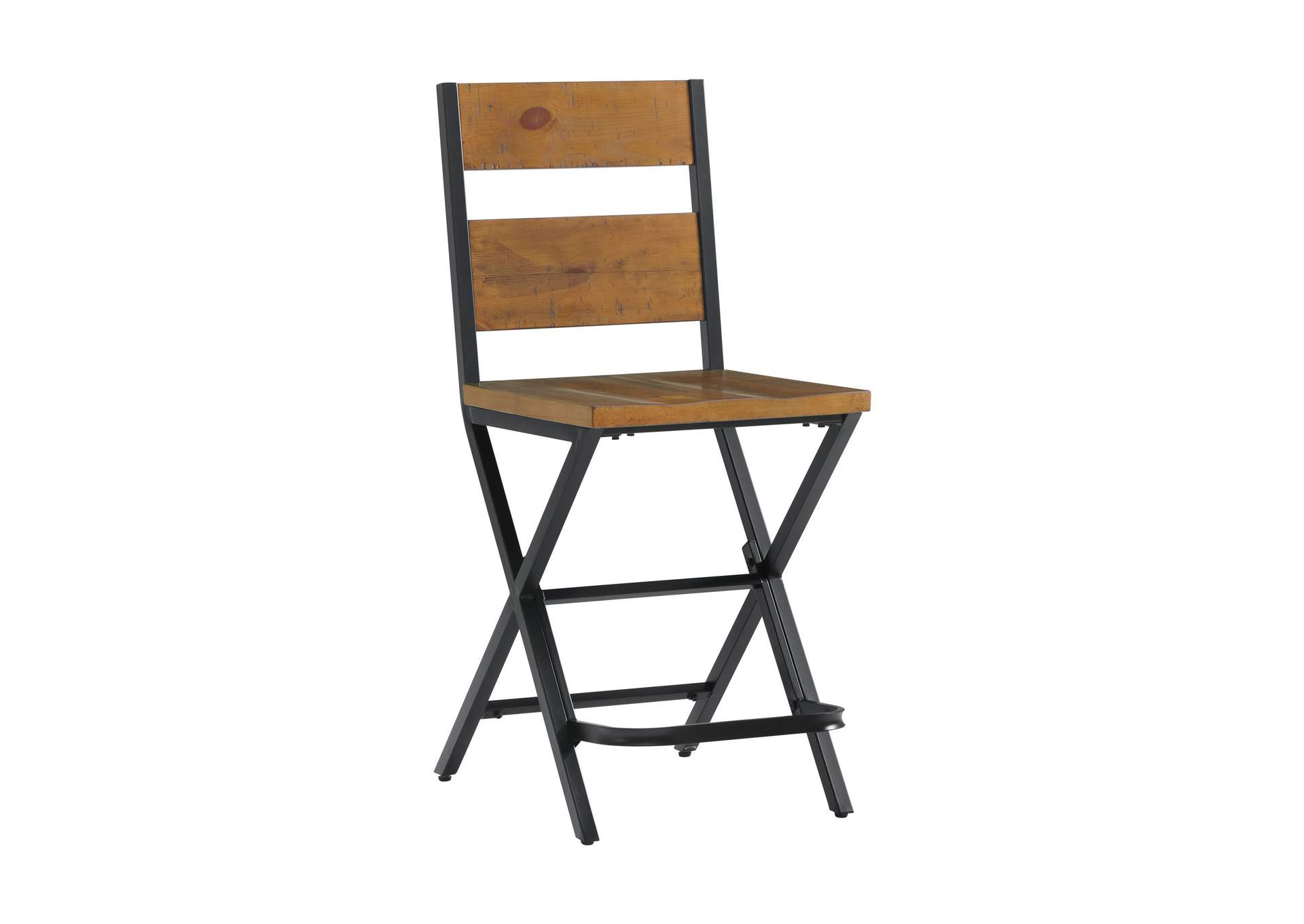 Melton Counter Side Chair In Brown 2 Per Pack,Elements