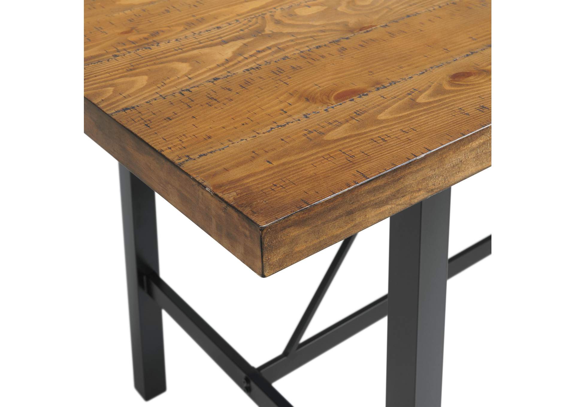 Melton Rectangular Counter Table In Brown,Elements