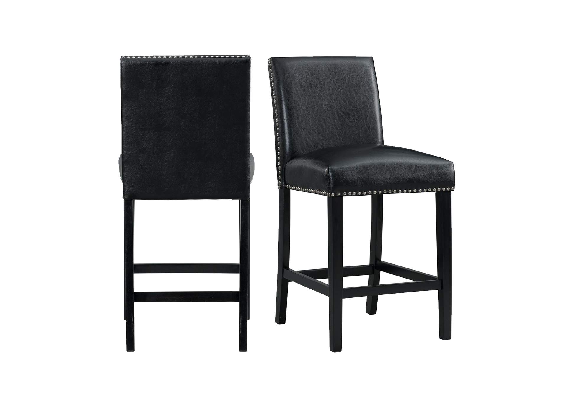 Meridian Counter Side Chair Black 2 Per Pack,Elements