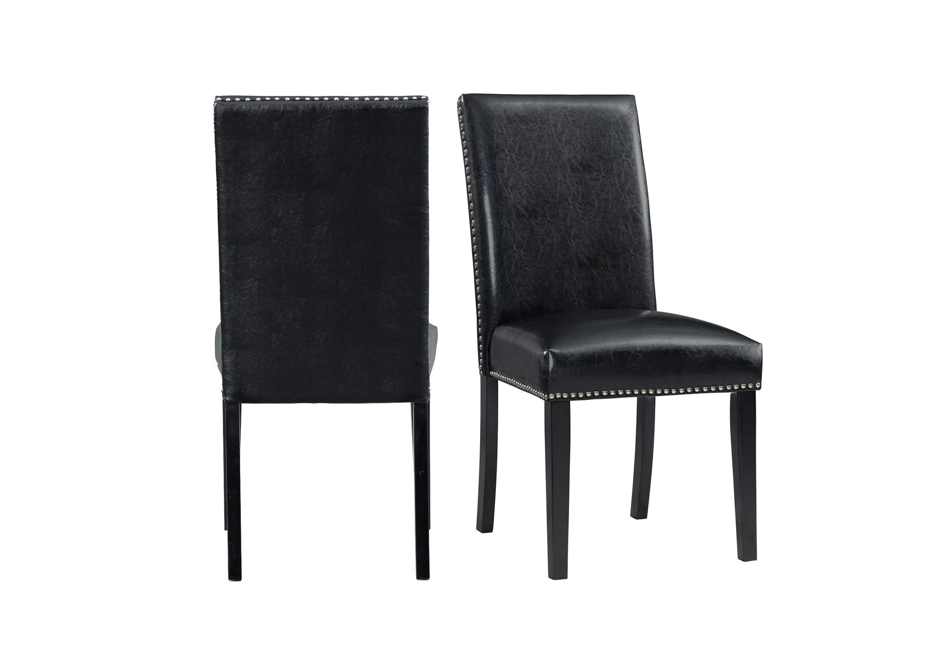 Meridian Dining Side Chair Black 2 Per Pack,Elements