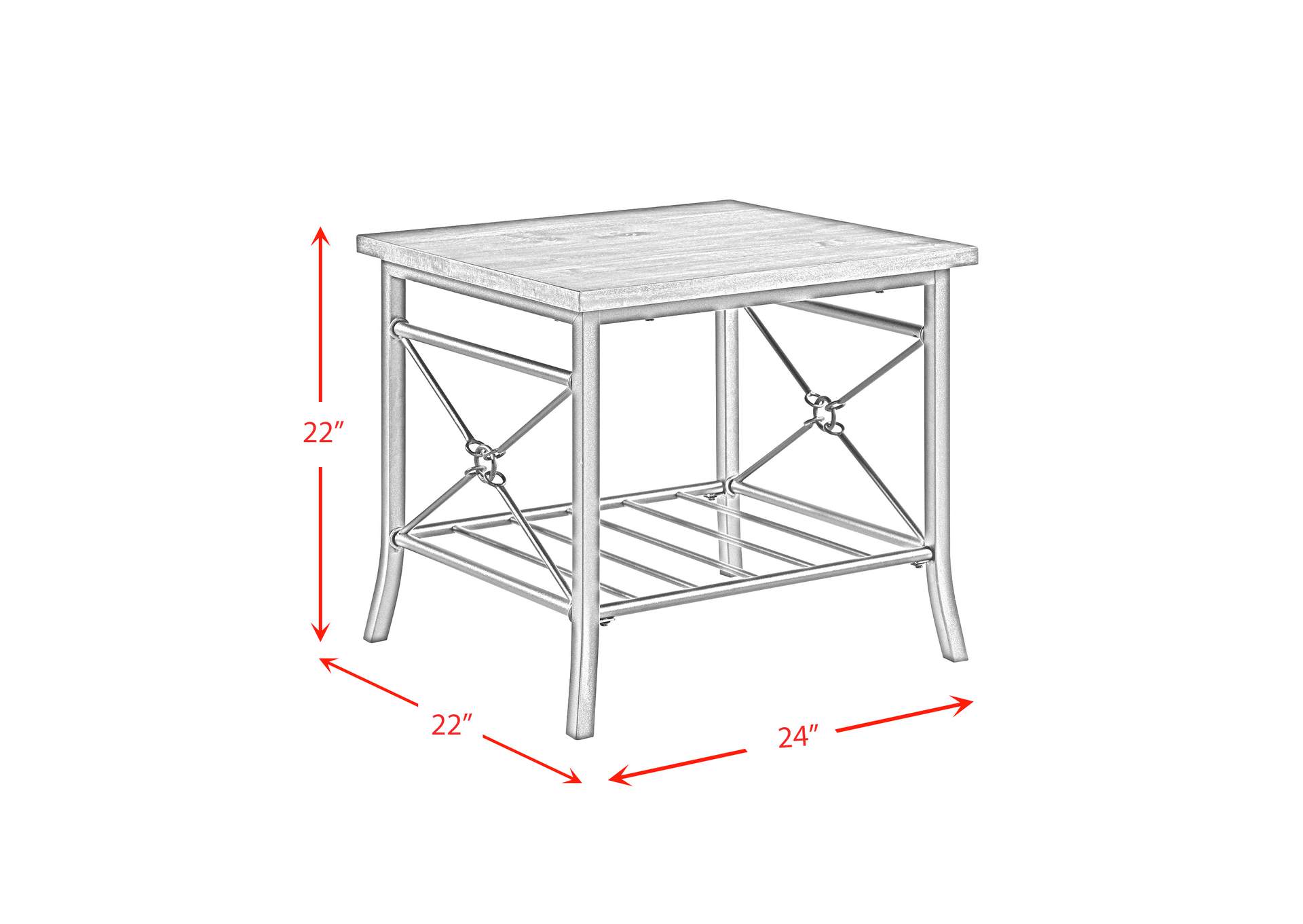 Mica 3 Piece Occasional Table Set Set,Elements