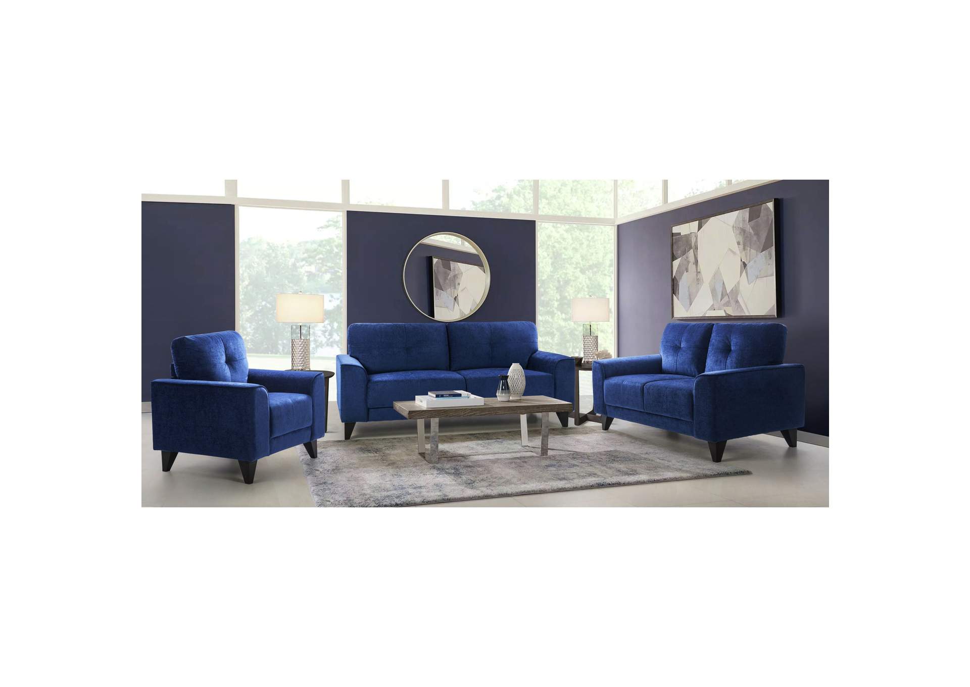 Michael Loveseat Complete In Urban Living Snorkel,Elements