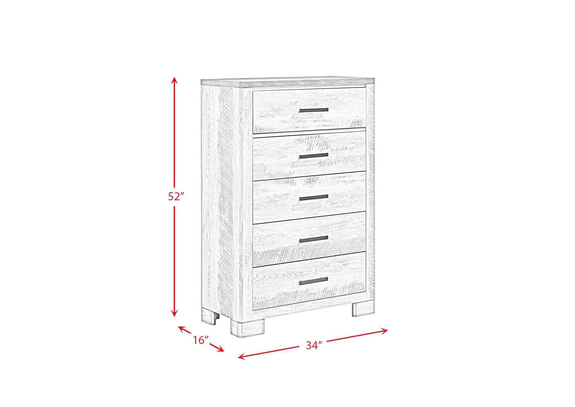 Millers Cove Twin 3 Piece Bedroom Set,Elements