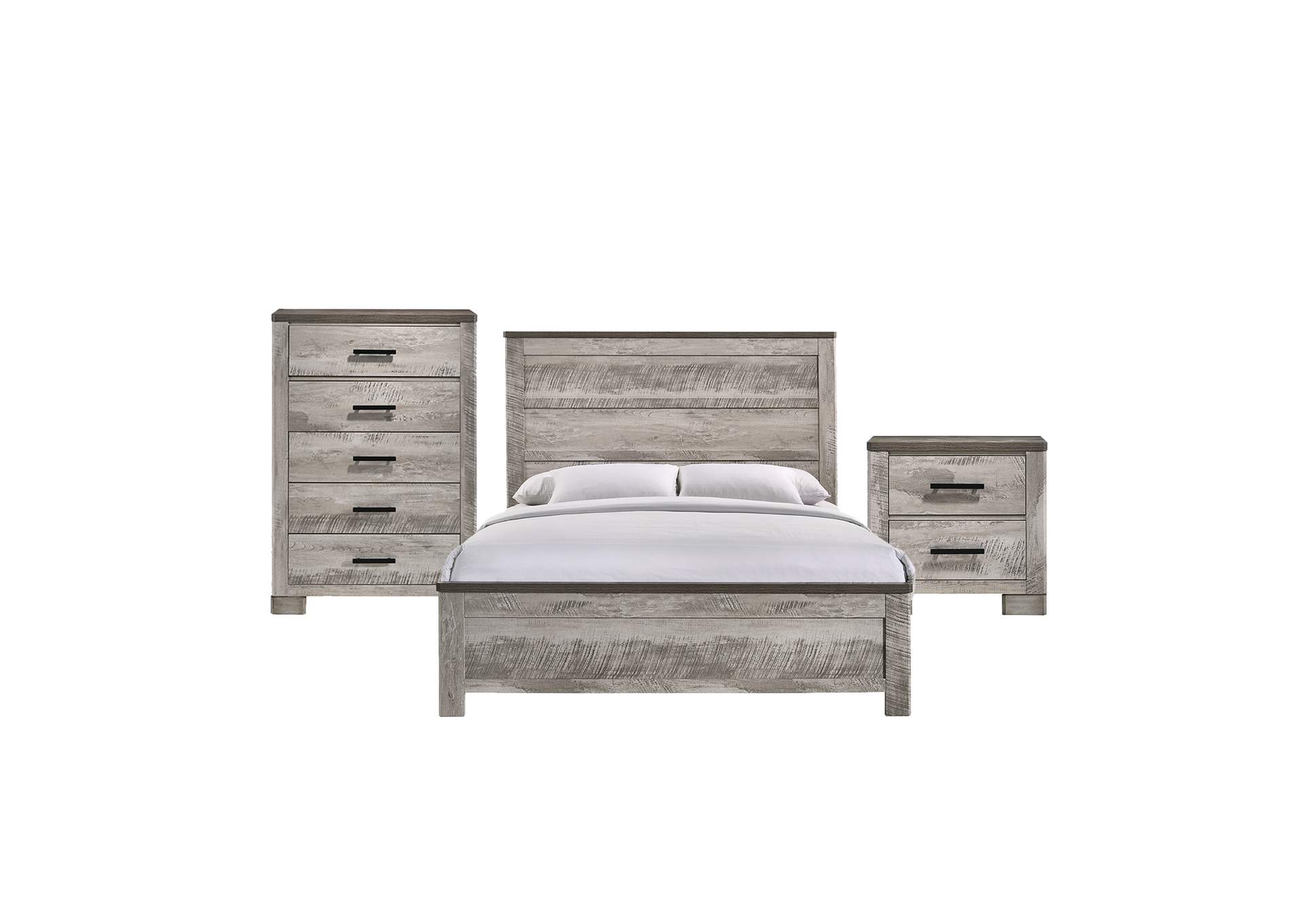 Millers Cove Full 3 Piece Bedroom Set,Elements
