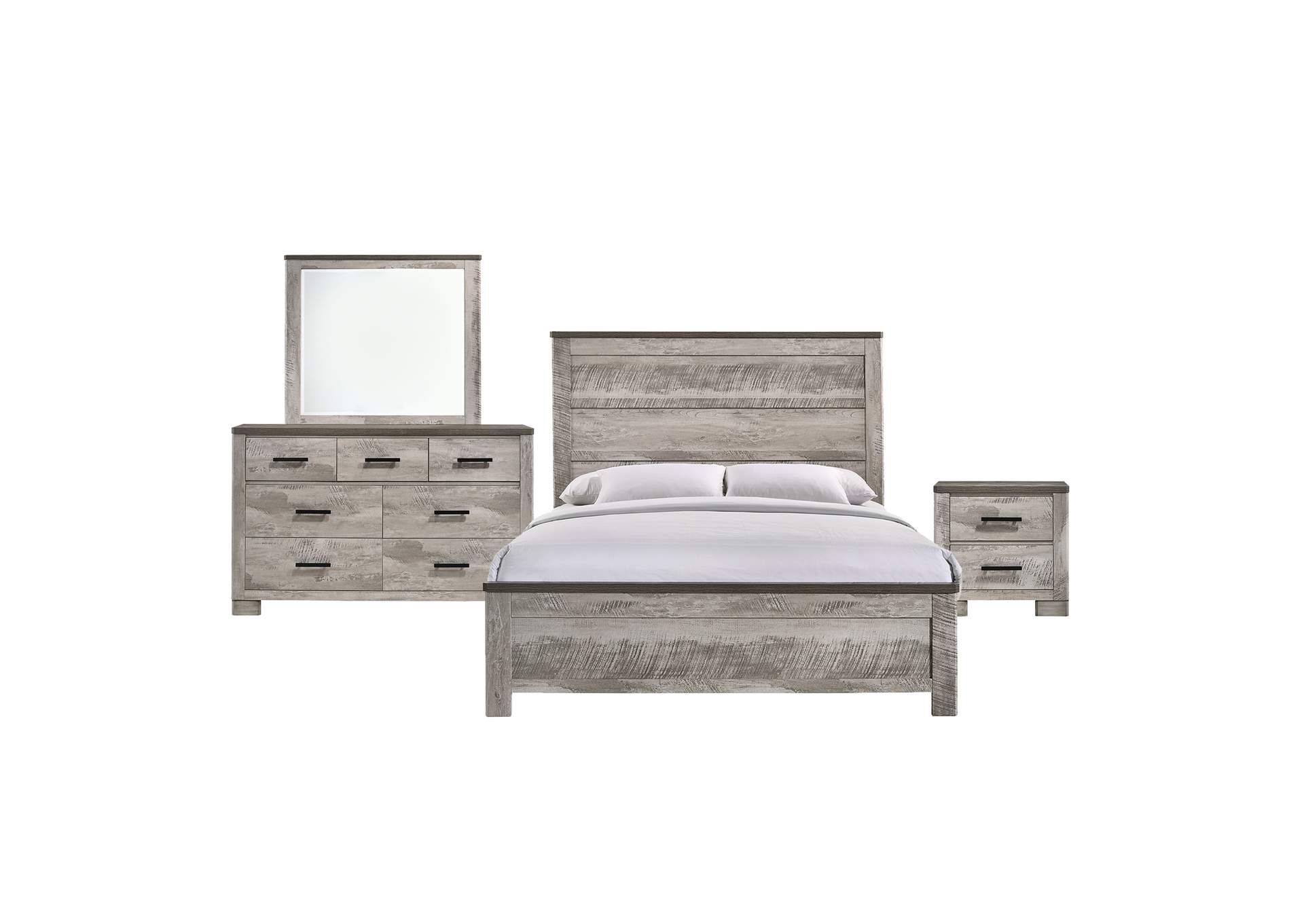 Millers Cove Full 4 Piece Bedroom Set,Elements