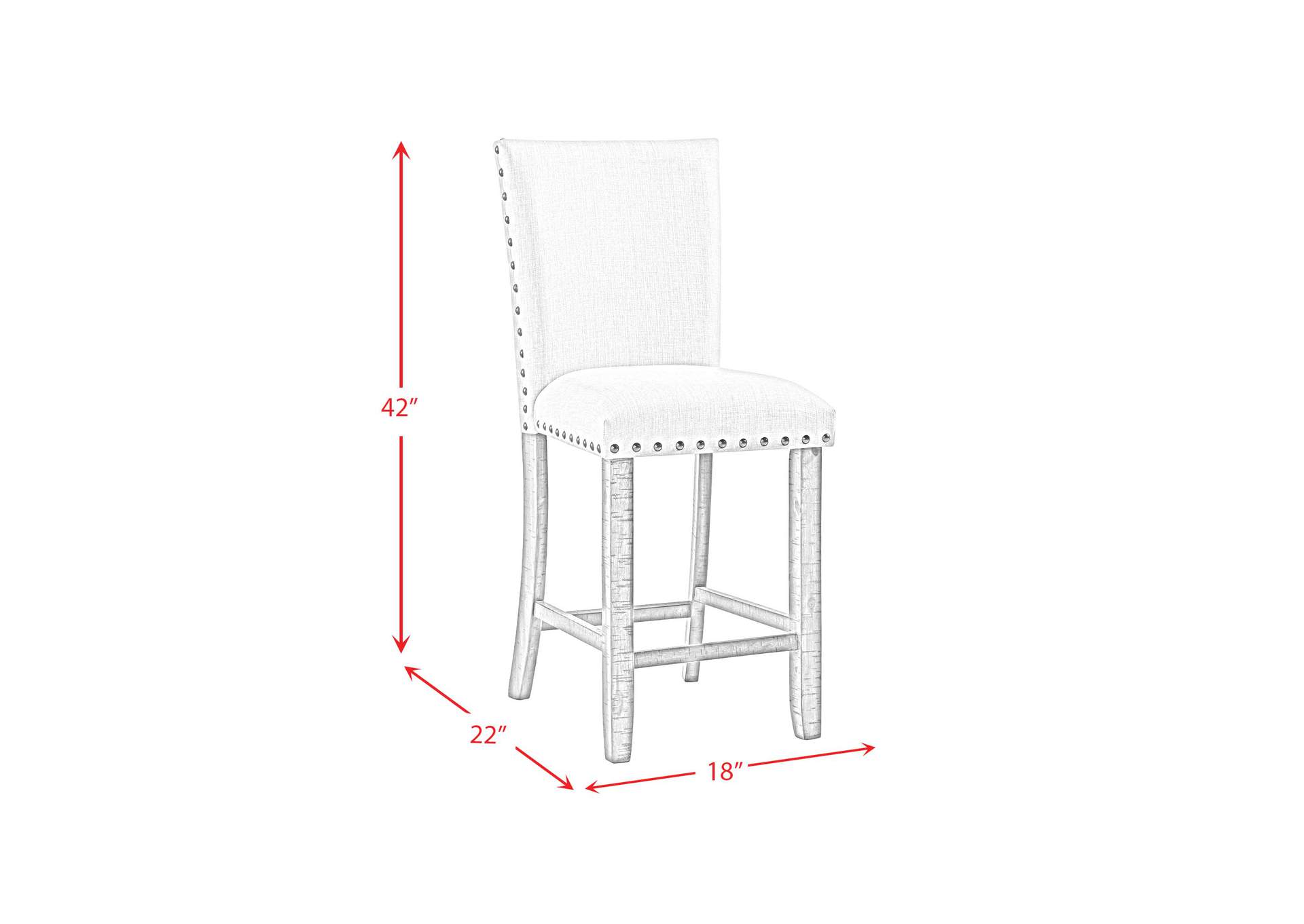Montana Parson Chair With Nailhead Natural 2 Per Carton,Elements