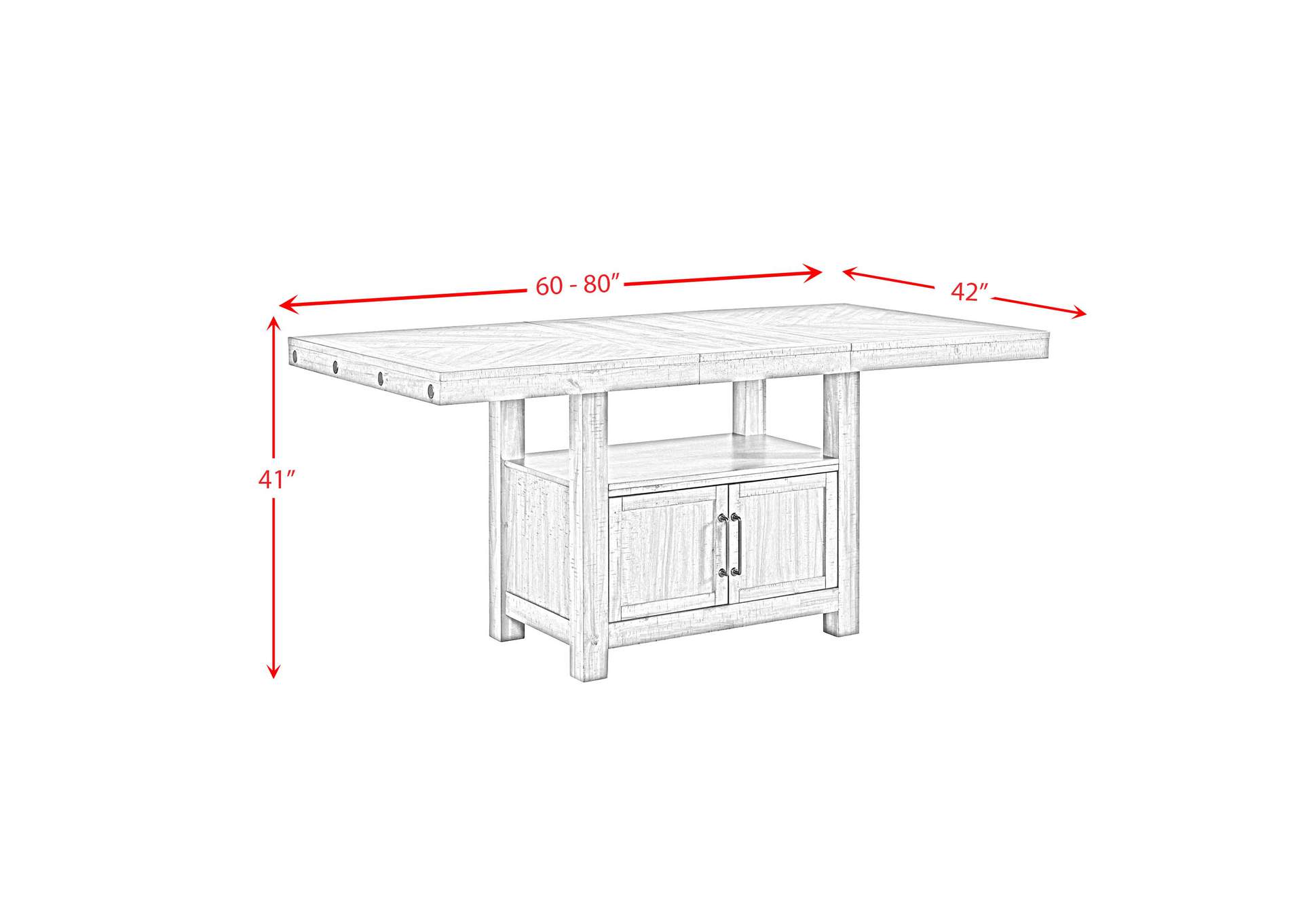Montana Counter Table Nut Natural,Elements