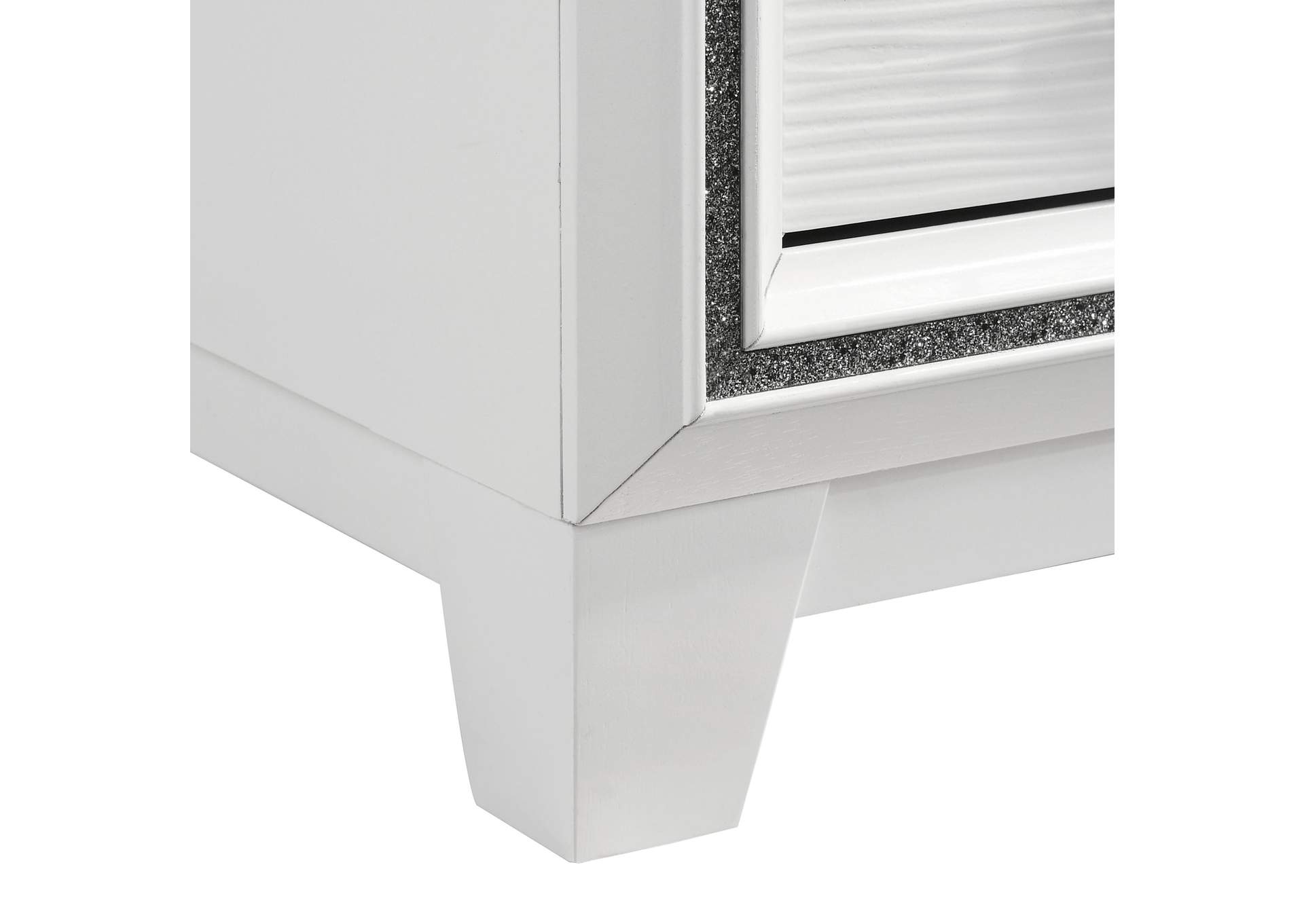 Moondance Nightstand With USB White,Elements