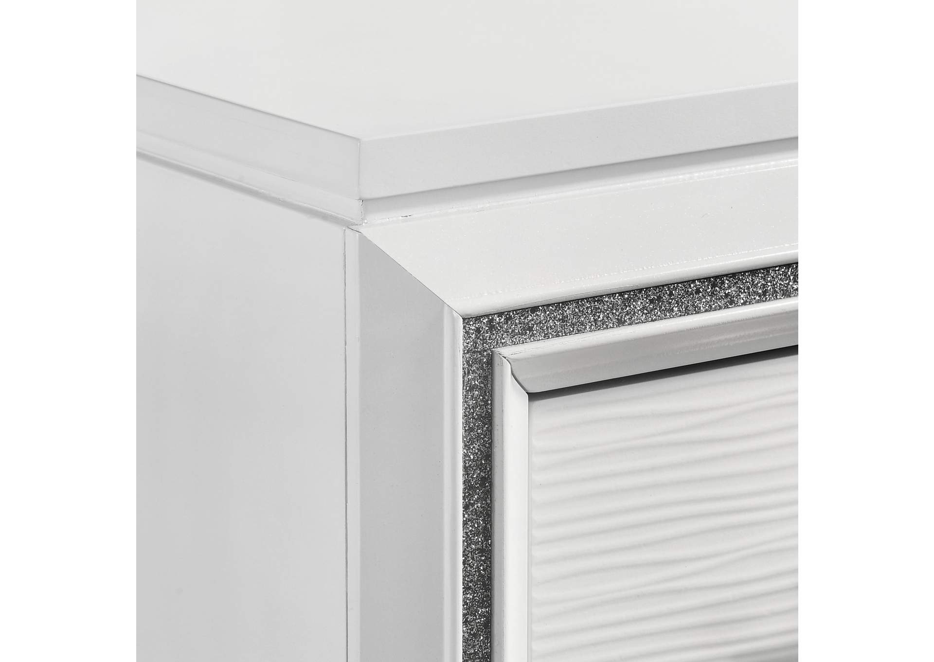 Moondance Nightstand With USB White,Elements