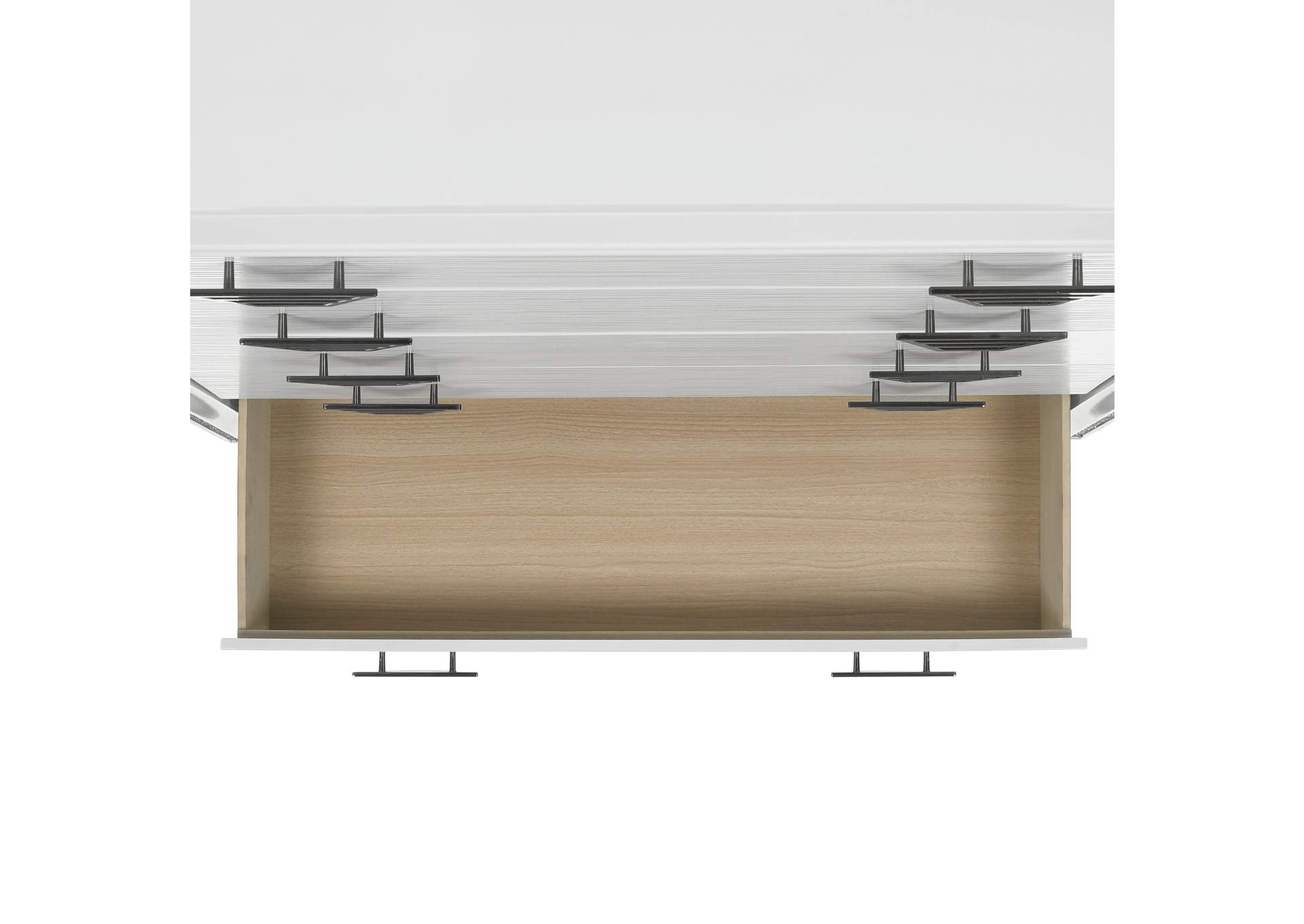 Moondance Nightstand With USB White,Elements