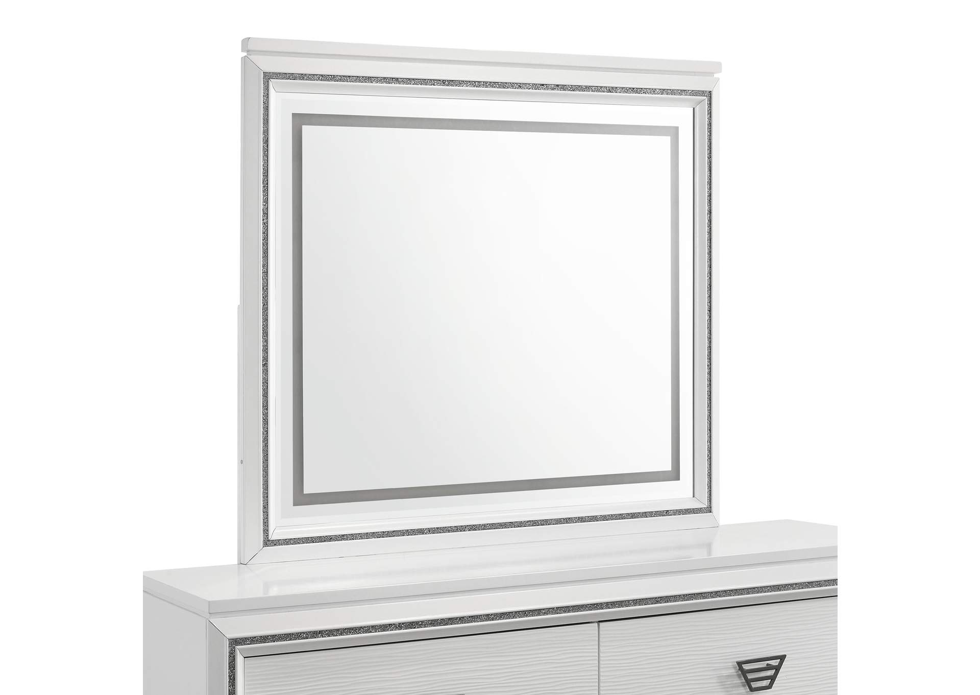 Moondance Dresser Led Mirror White,Elements