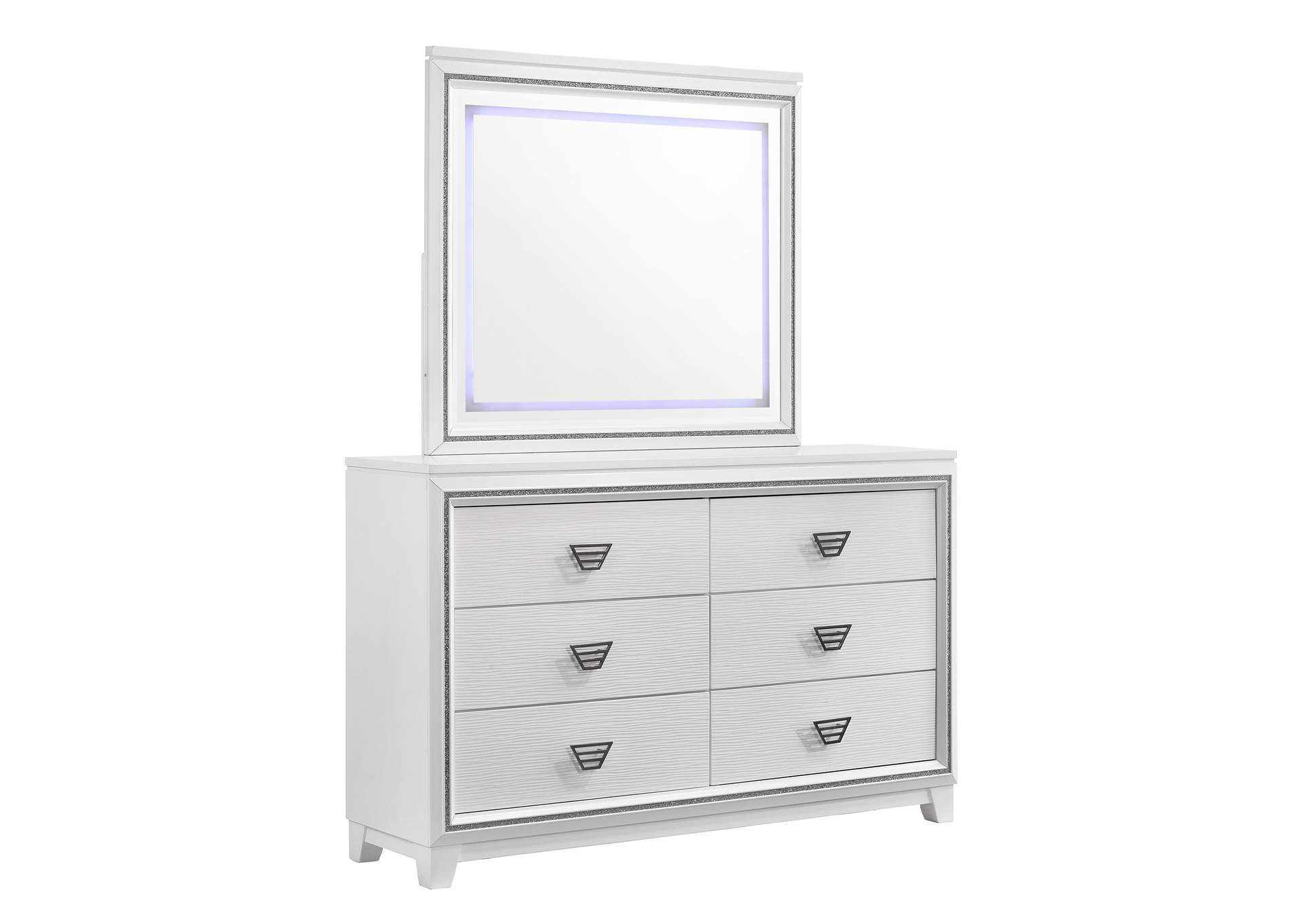 Moondance Dresser Led Mirror White,Elements