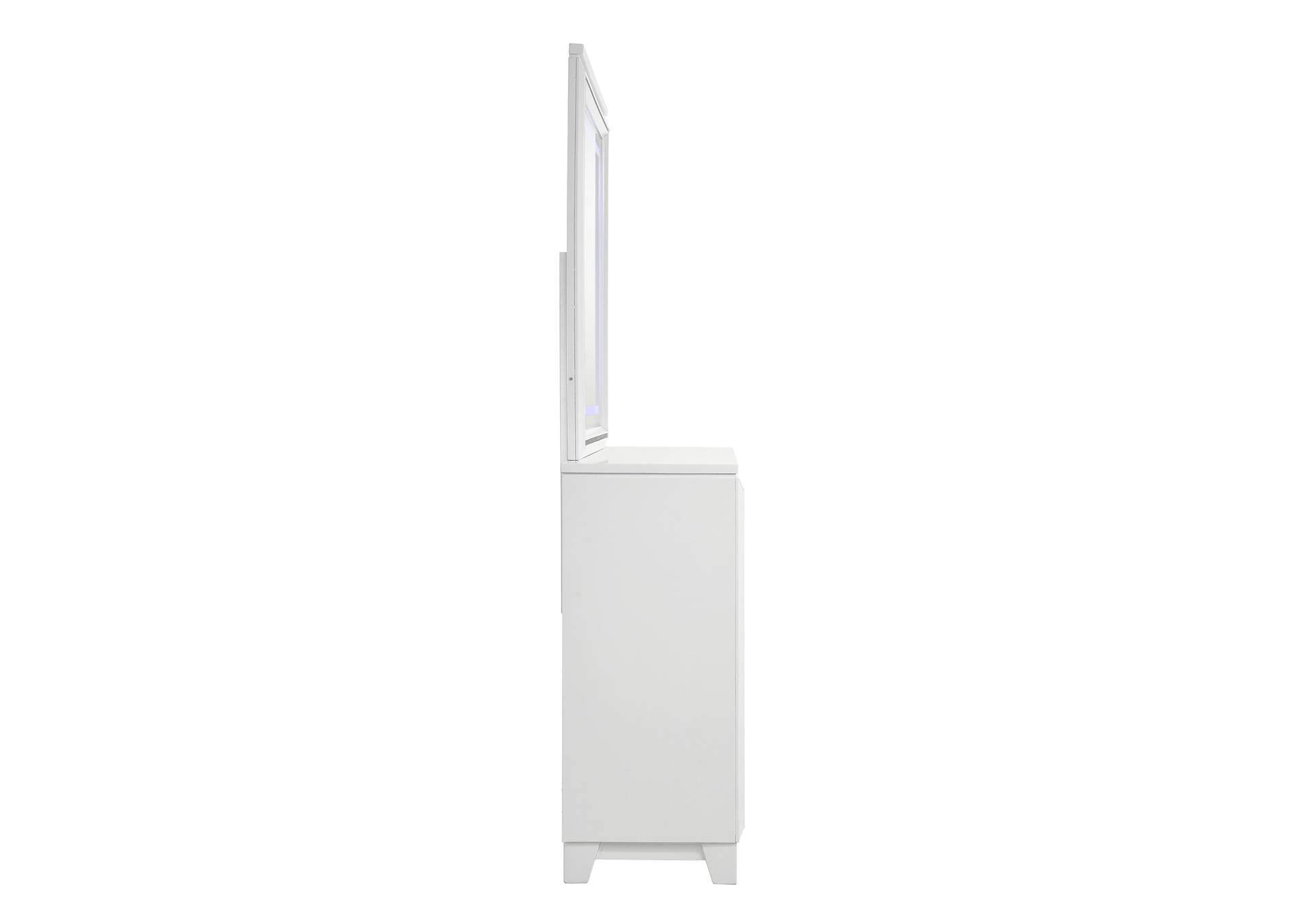 Moondance Dresser Led Mirror White,Elements