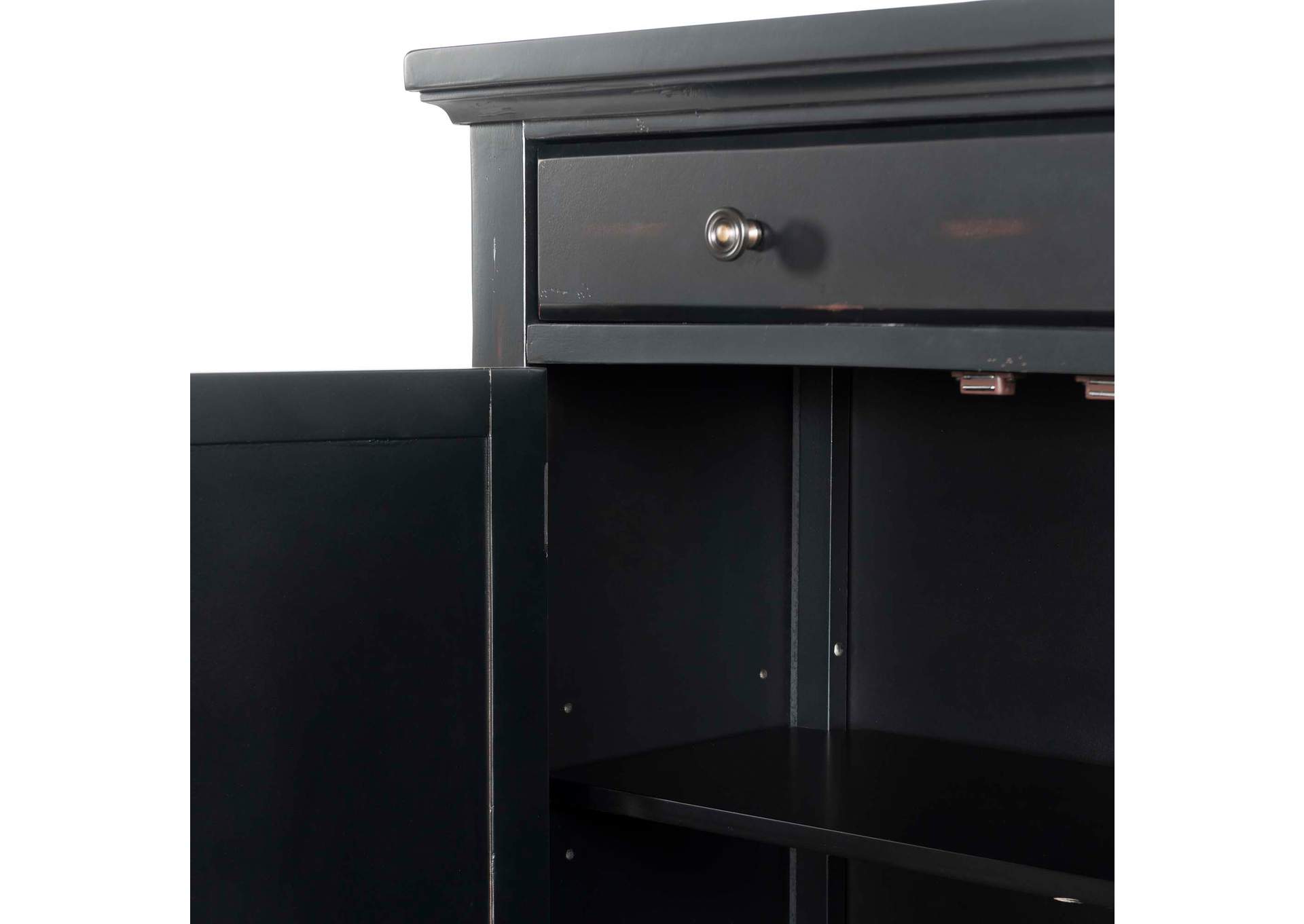 Moreland Accent Chest Antique Black,Elements