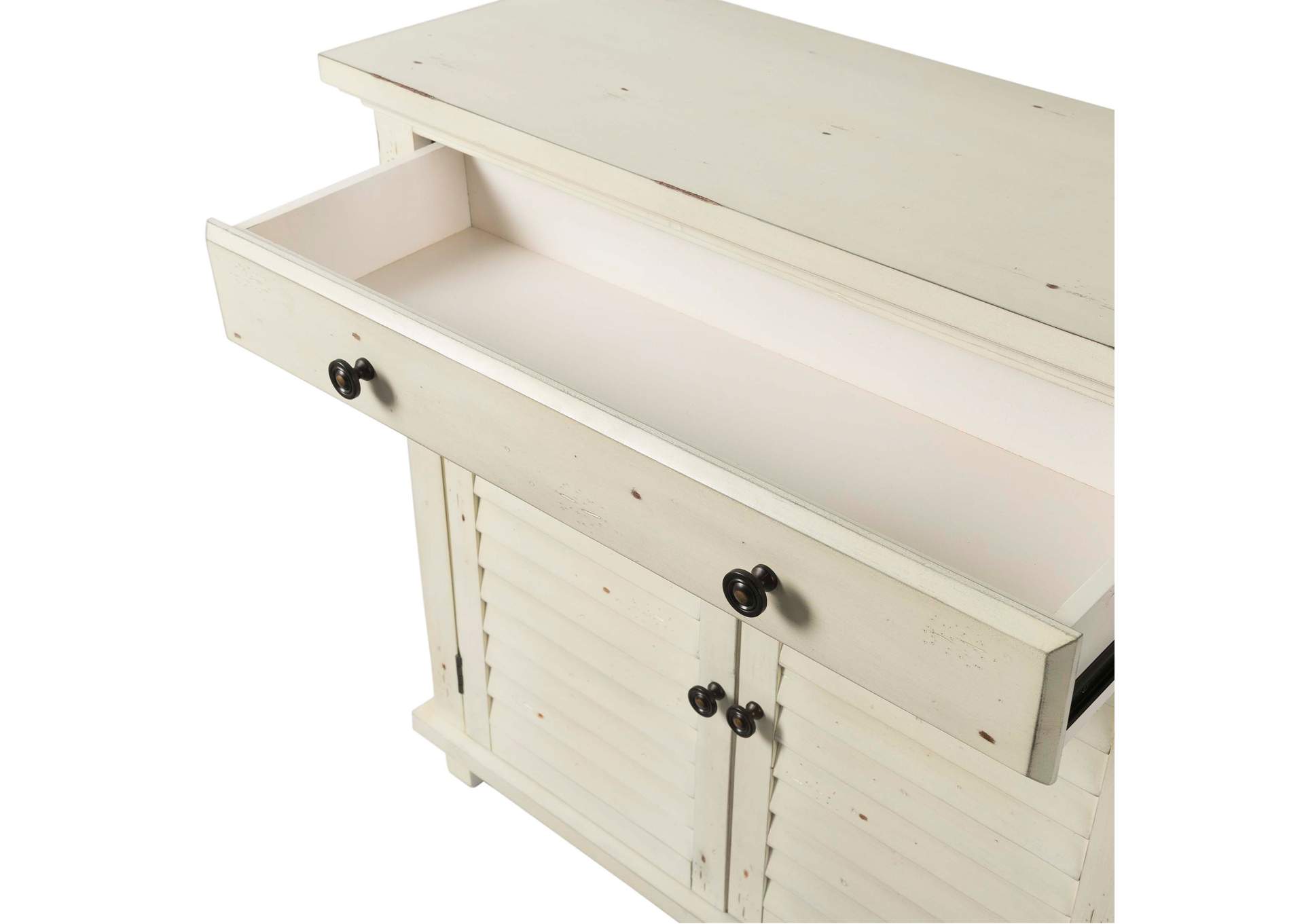 Moreland Accent Chest Antique White,Elements